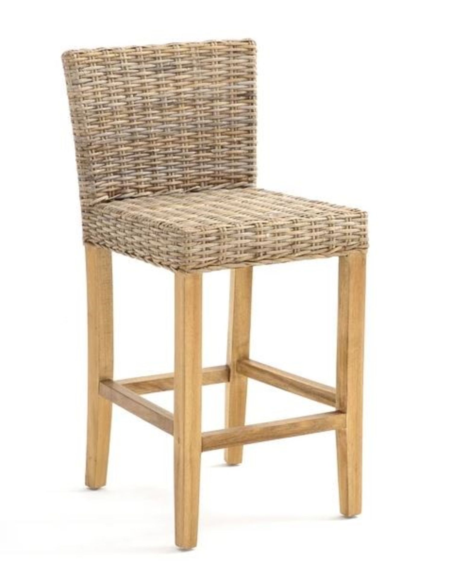 LA REDOUTE INQALUIT RATTAN MID-HEIGHT BAR CHAIR