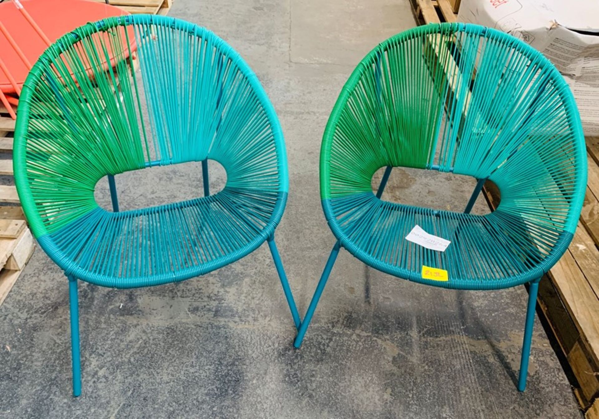 2 x HOUSE BY JOHN LEWIS SALSA GARDEN CHAIRS