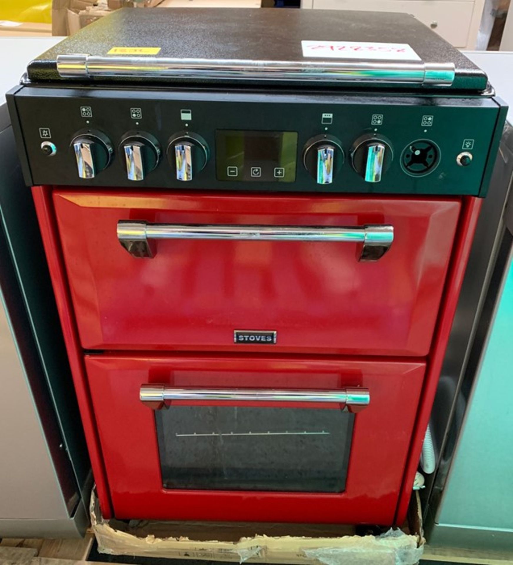 STOVES RICHMOND 600G GAS RANGE COOKER, RED