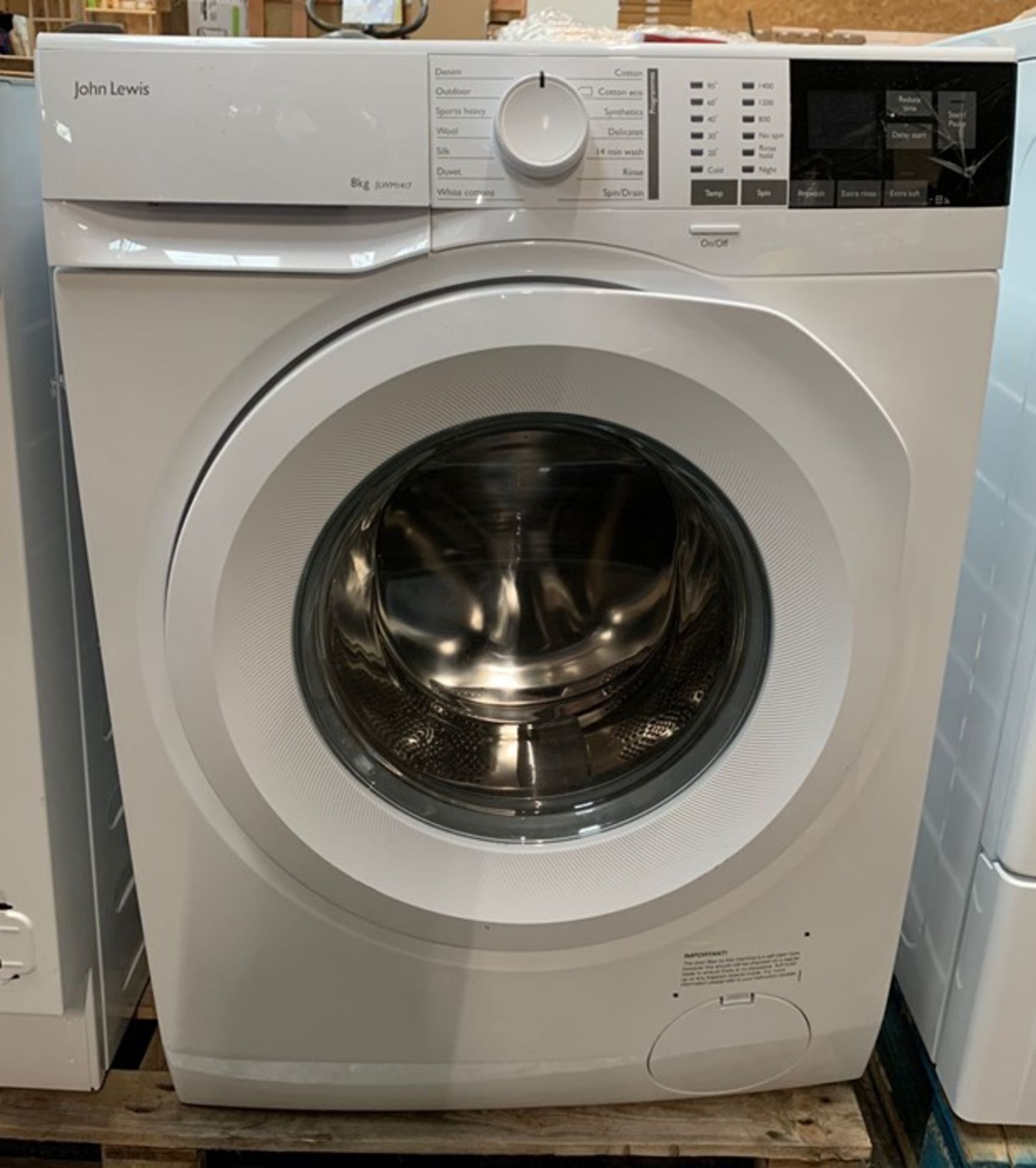 JOHN LEWIS JLWM1417 WASHING MACHINE