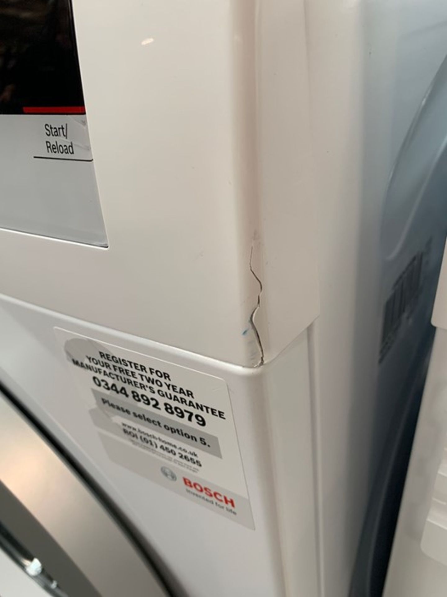 BOSCH WAN28100GB FREESTANDING WASHING MACHINE - Image 2 of 5