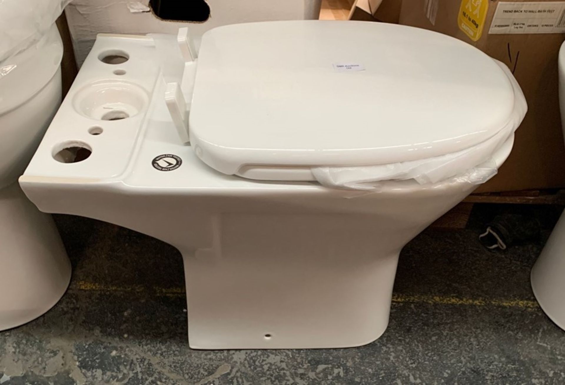 FALCON OPEN BACK TOILET PAN & SOFT CLOSE SEAT - Image 2 of 2
