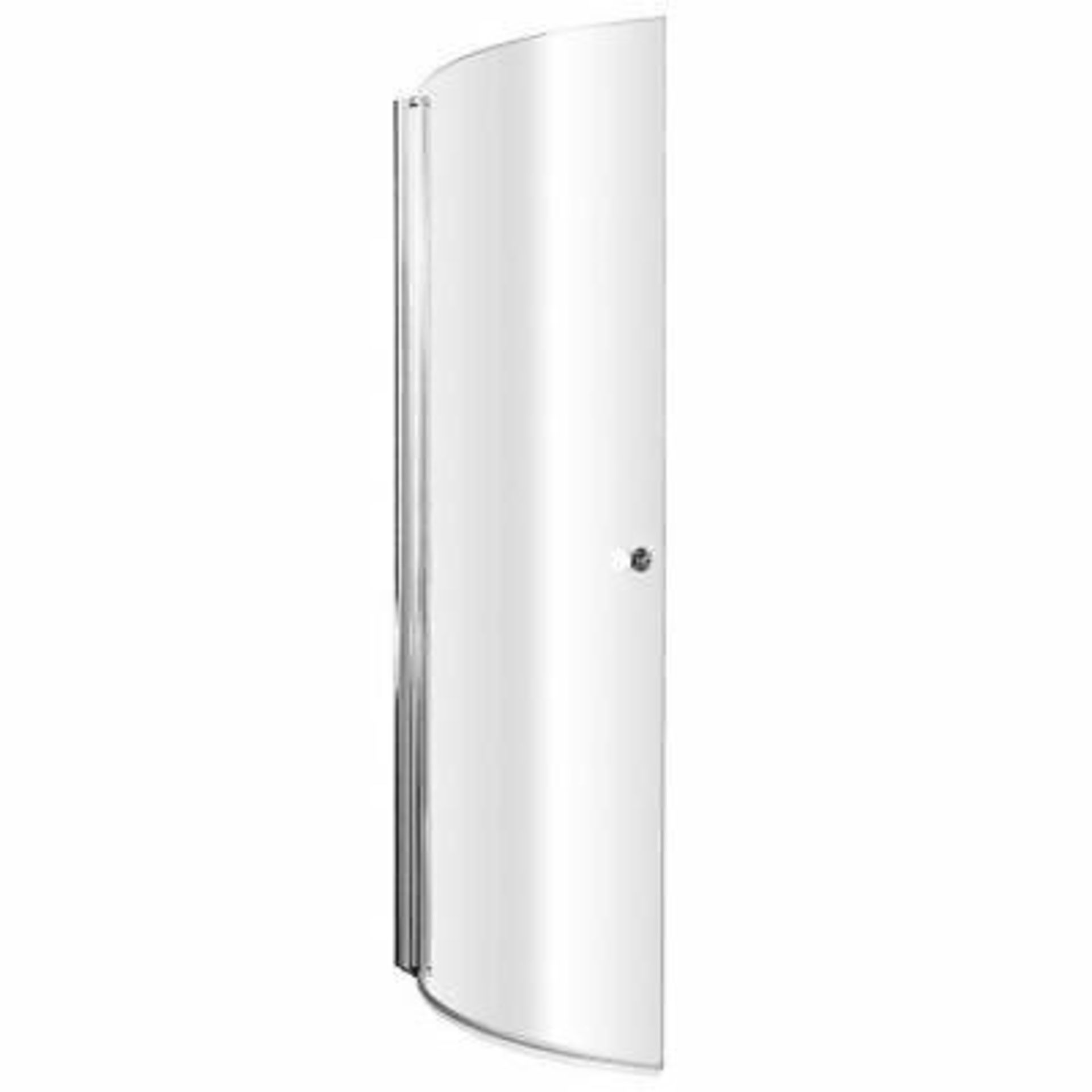 BATHSTORE LIBERTY UNIVERSAL FITTING HIGH QUALITY ‘RISE & FALL’ CURVED BATH SHOWER SCREEN RRP £475