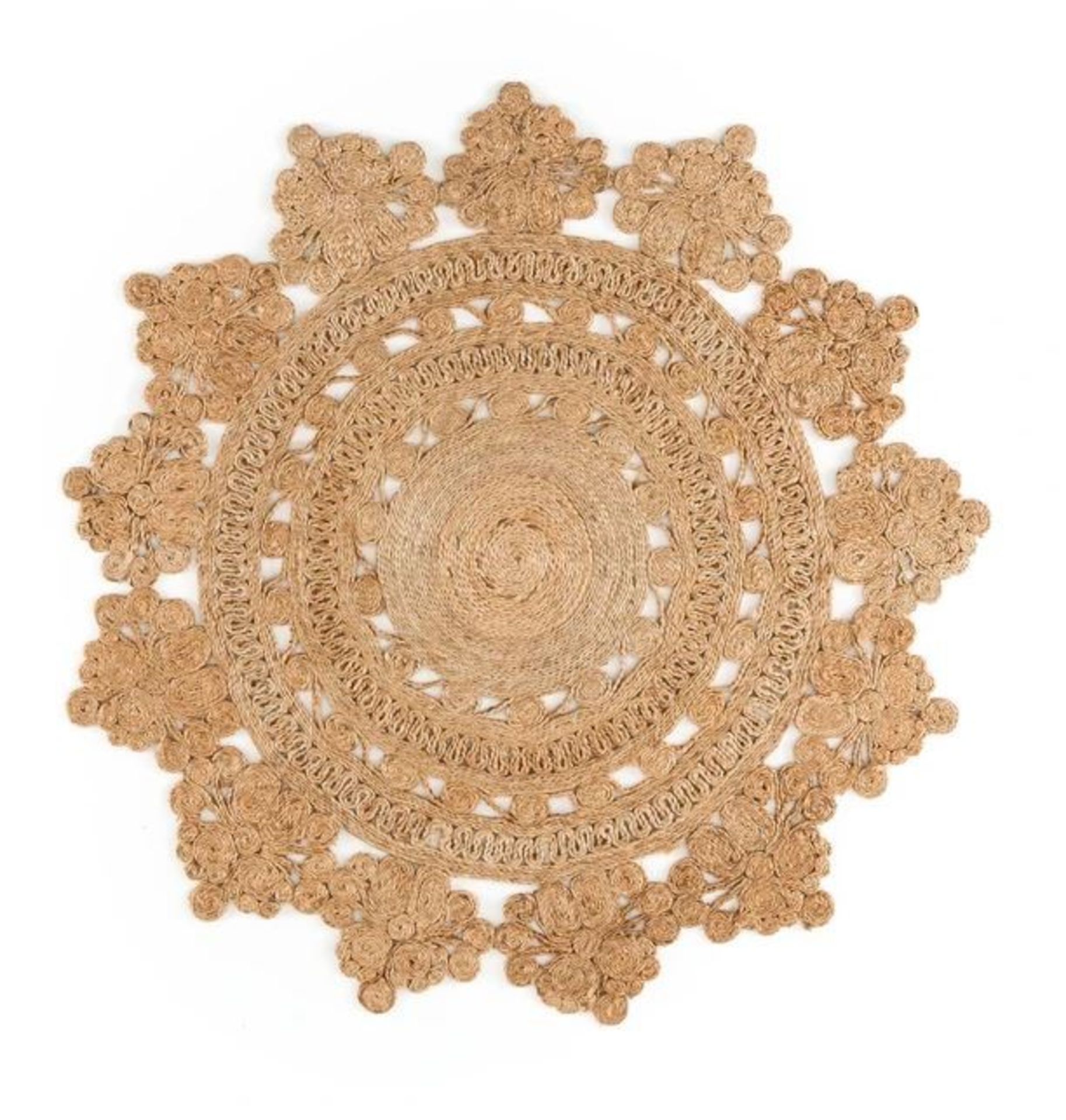 LA REDOUTE ROZZA ROUND FORM RUG / SIZE: DIAMETER 150CM