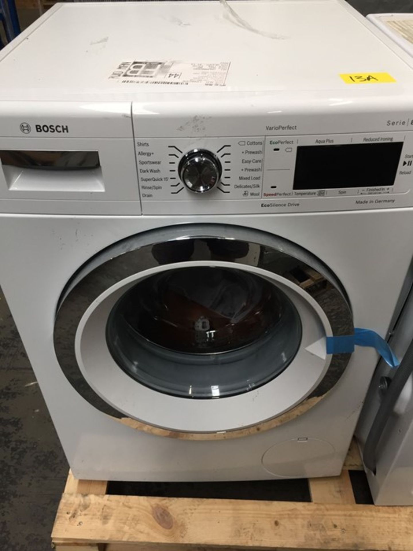 1 BOSCH WAW32450GB WASHING MACHINE RRP £599.99 CONDITION REPORT FOLLOWS : CUSTOMER RETURN. LIGHTLY