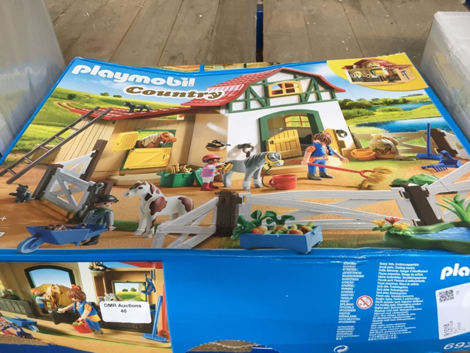 1 LOT TO CONTAIN PLAYMOBIL 6927 COUNTRY PONY FARM