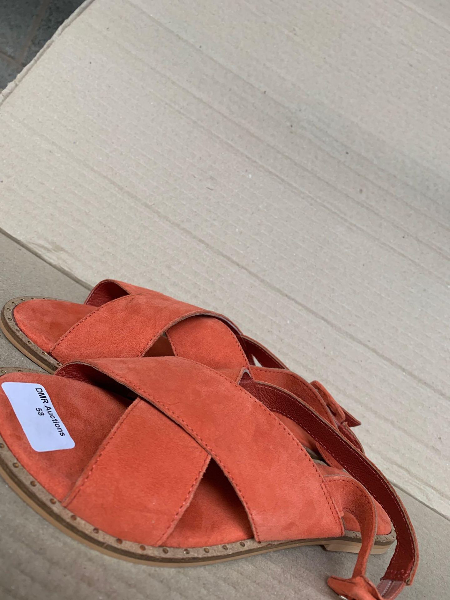 1 PAIR OF DIBA 2 LEATHER SANDALS / SIZE UK 5