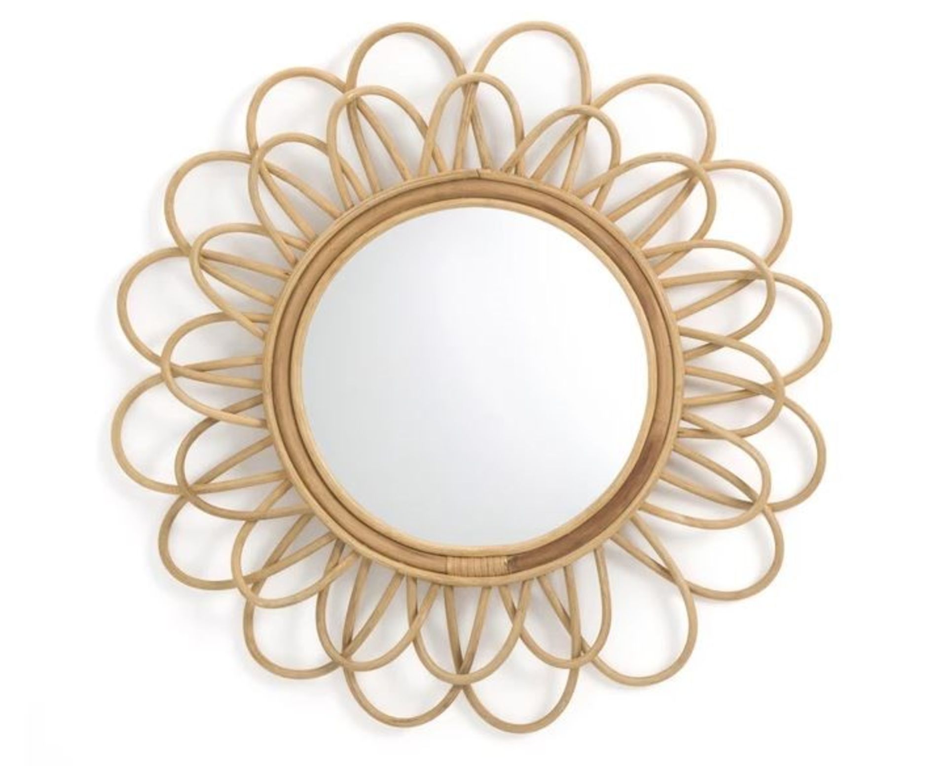 LA REDOUTE NOGU DOUBLE FLOWER CANE MIRROR