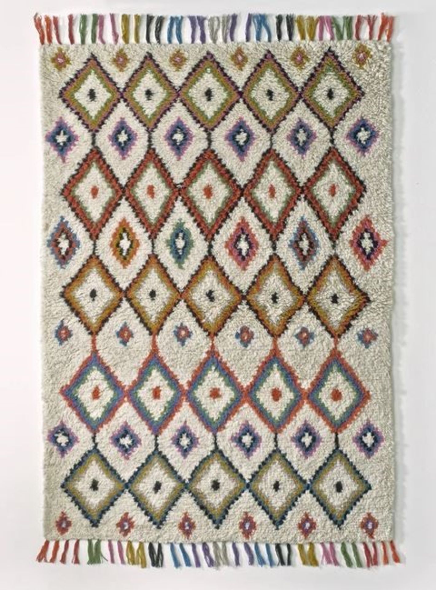 LA REDOUTE OURIKA BERBER-STYLE WOOL RUG / SIZE: 160 X 230CM