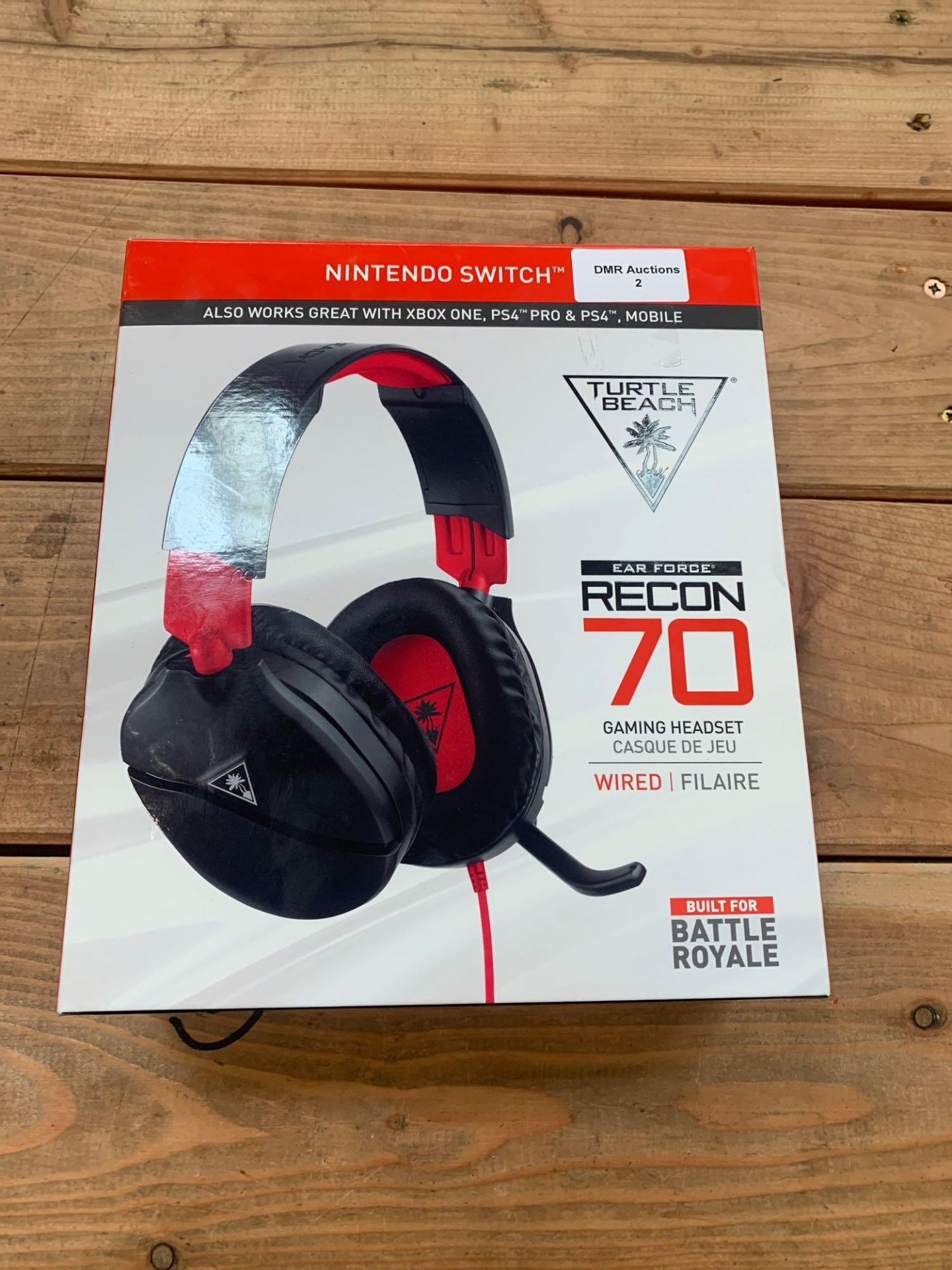 1 LOT TO CONTAIN 1 TURTLE BEACH HEADSET / EAR FORCE REACON 70 (THIS ITEM IS AN UNTESTED CUSTOMER