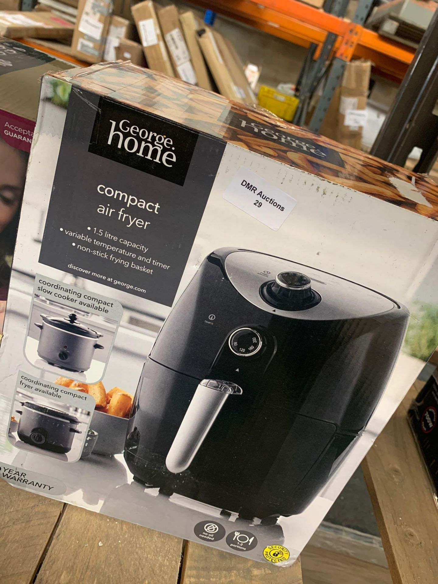1 LOT TO CONTAIN 1 COMPACT AIR FRYER / RRP£55.00 (THIS ITEM IS AN UNTESTED CUSTOMER RETURN. PUBLIC