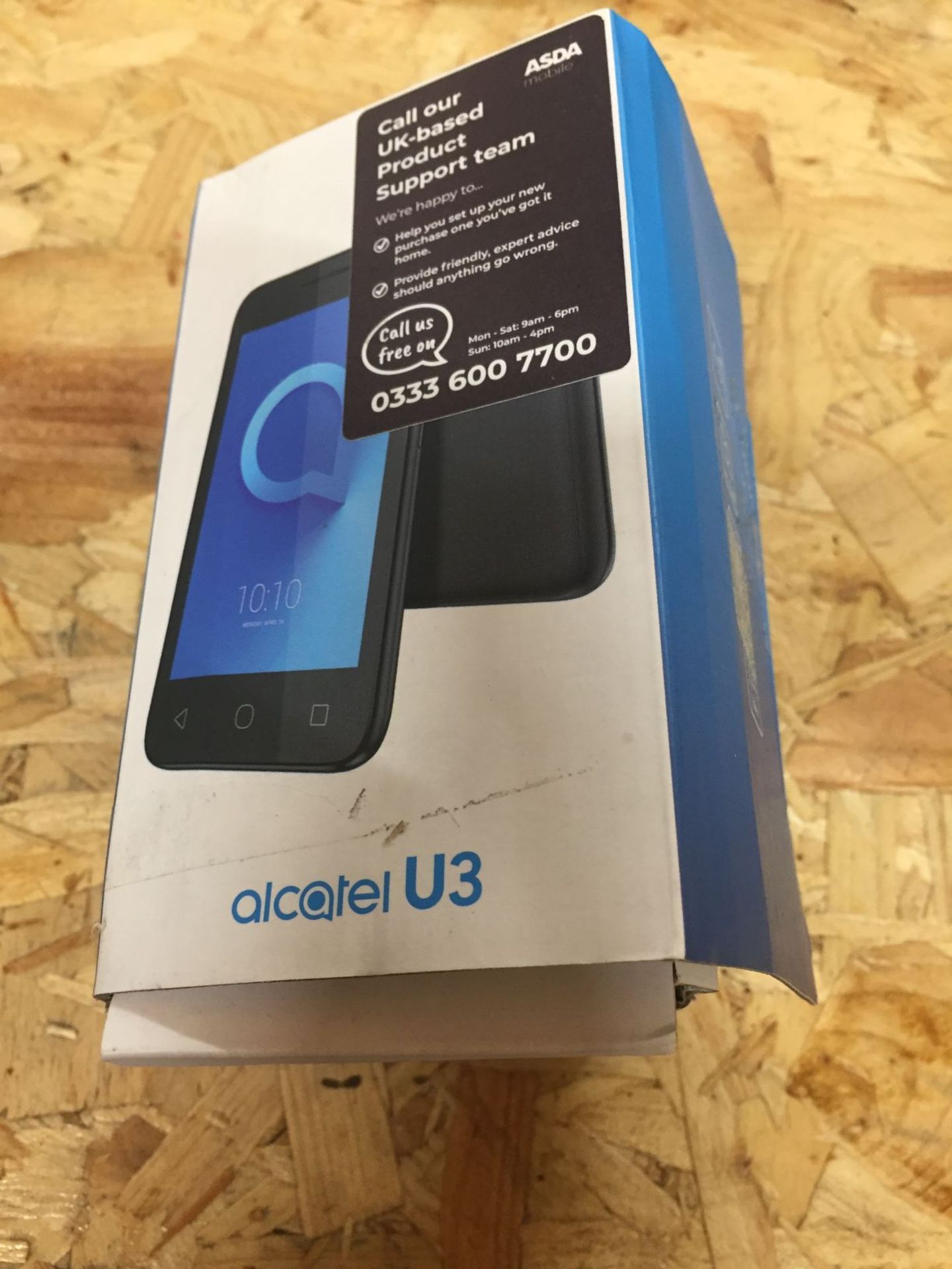 1 LOT TO CONTAIN ALCATEL U3 MOBILE PHONE / RRP £40.00 (THIS ITEM IS AN UNTESTED CUSTOMER RETURN.
