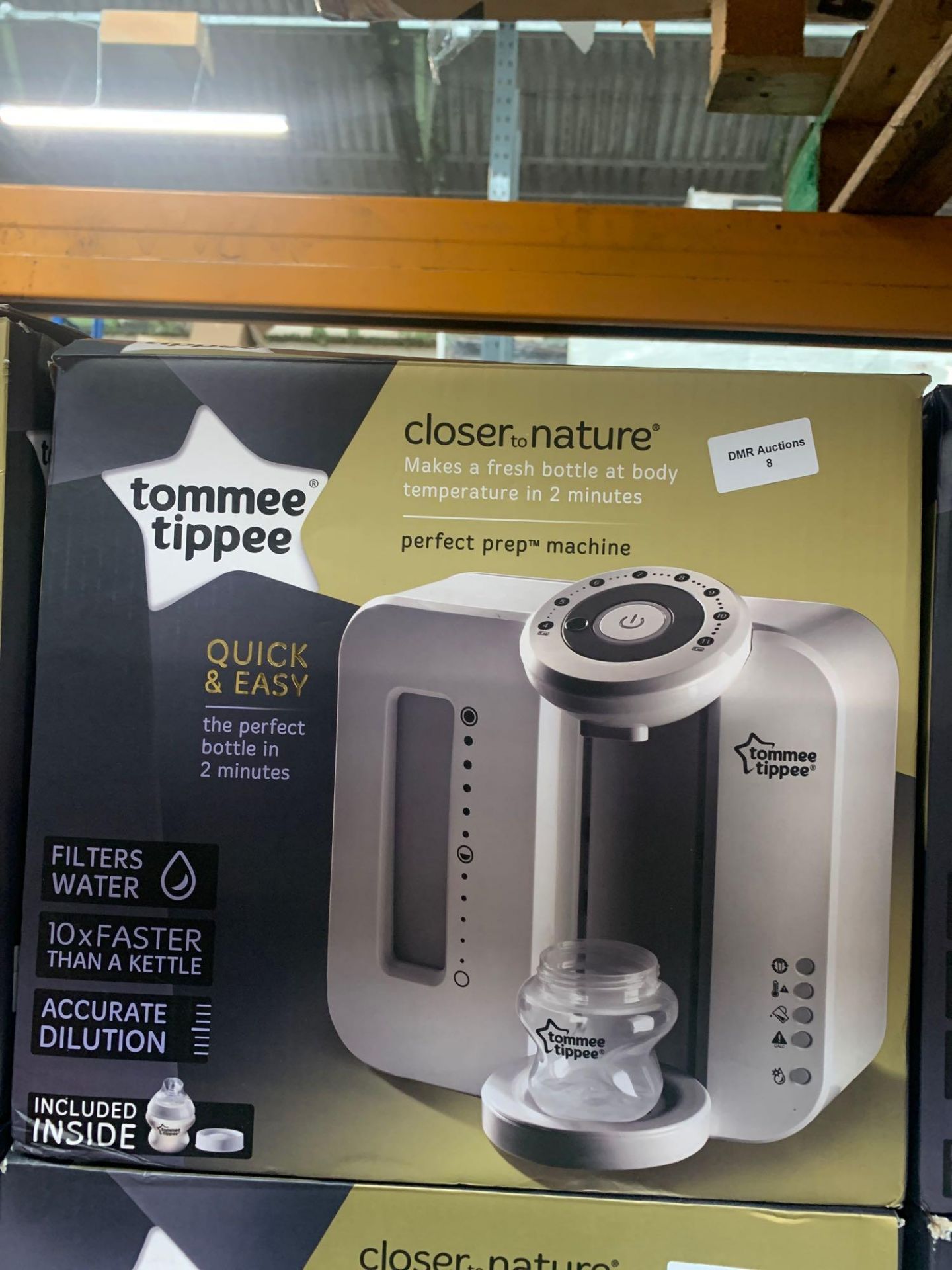 1 LOT TO CONTAIN 1 TOMMEE TIPPEE CLOSE TO NATURE PERFECT PREP MACHINE / RRP £80.00 (THIS ITEM IS