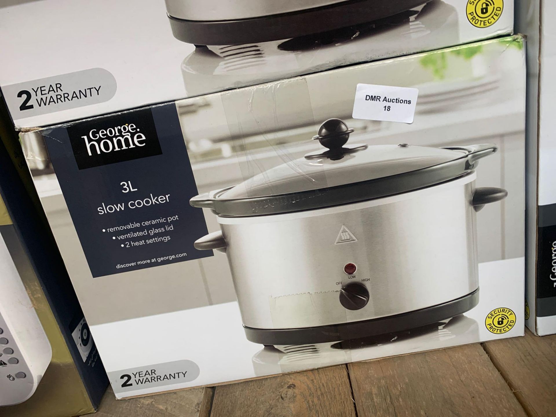 1 LOT TO CONTAIN 1 3L SLOW COOKER (THIS ITEM IS AN UNTESTED CUSTOMER RETURN. PUBLIC VIEWING IS