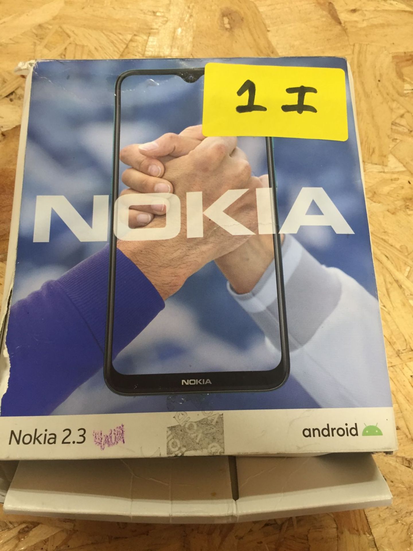 1 LOT TO CONTAIN NOKIA 2.3 MOBILE PHONE / RRP £99.99 (THIS ITEM IS AN UNTESTED CUSTOMER RETURN.