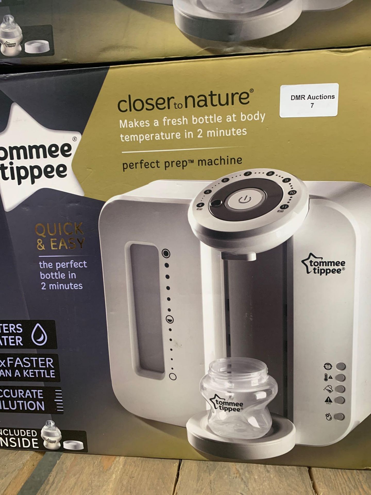 1 LOT TO CONTAIN 1 TOMMEE TIPPEE CLOSE TO NATURE PERFECT PREP MACHINE / RRP £80.00 (THIS ITEM IS