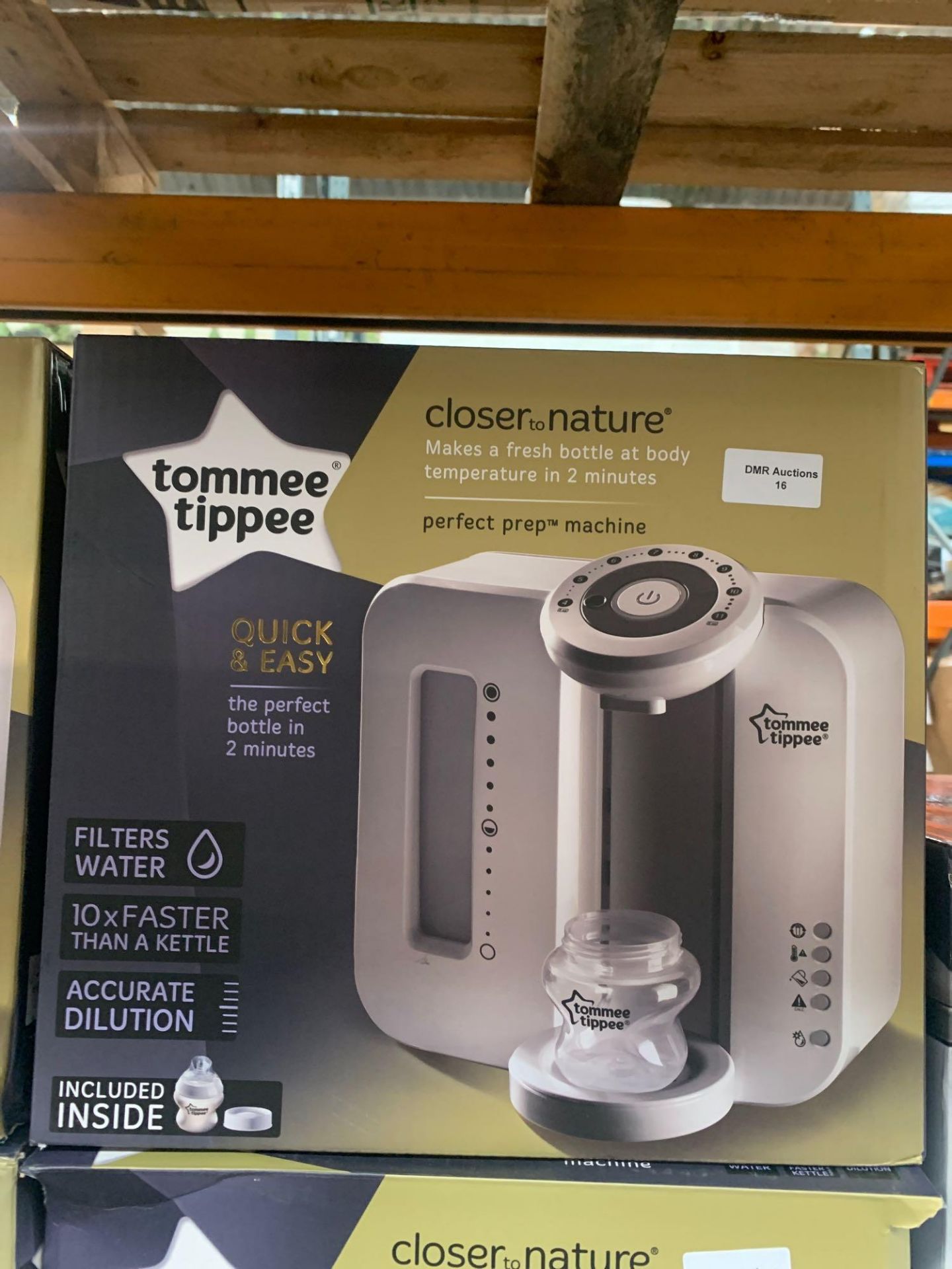 1 LOT TO CONTAIN 1 TOMMEE TIPPEE CLOSE TO NATURE PERFECT PREP MACHINE / RRP £80.00 (THIS ITEM IS