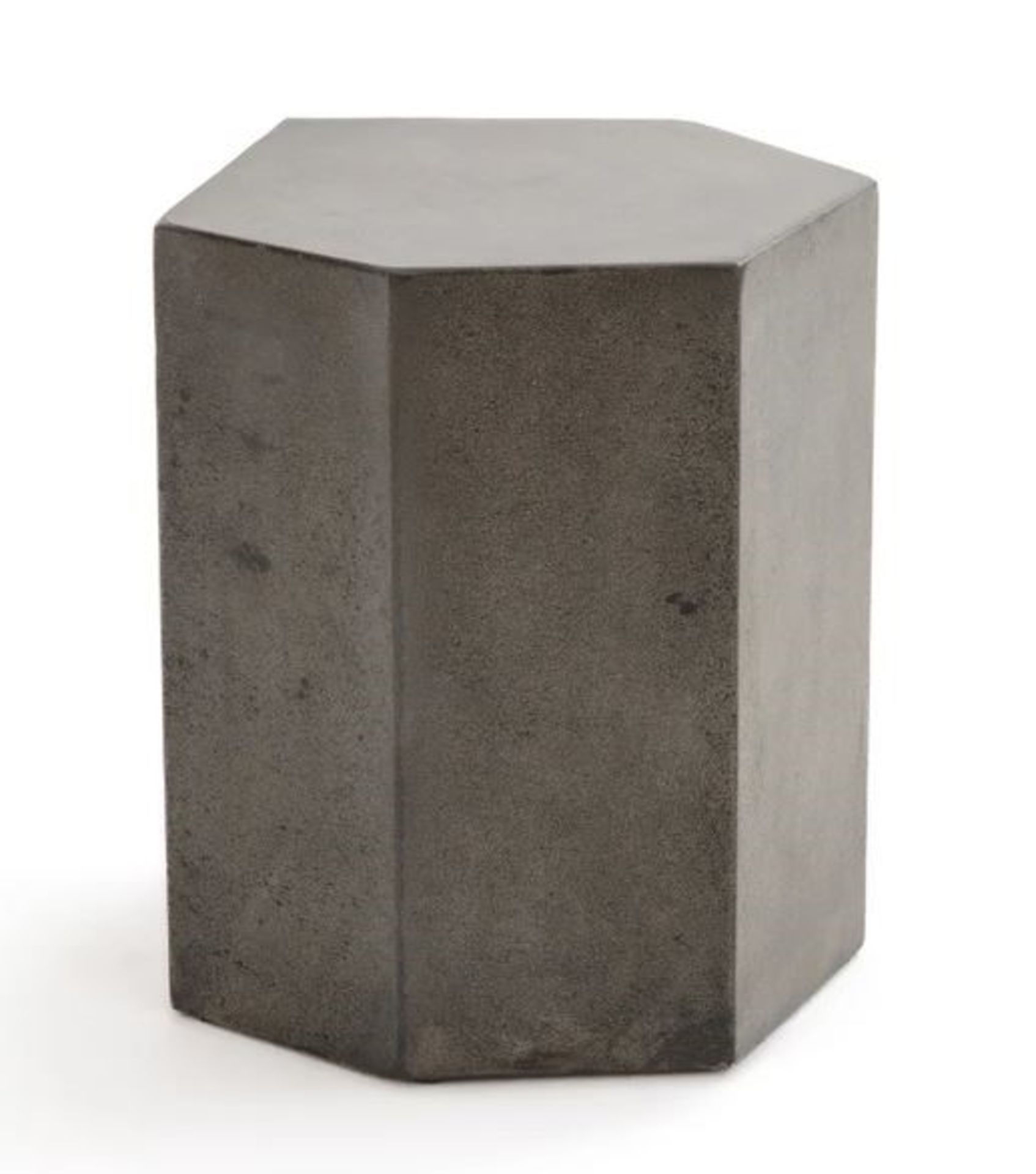 LA REDOUTE CONCRITE SMALL SIDE TABLE IN FIBRE CEMENT