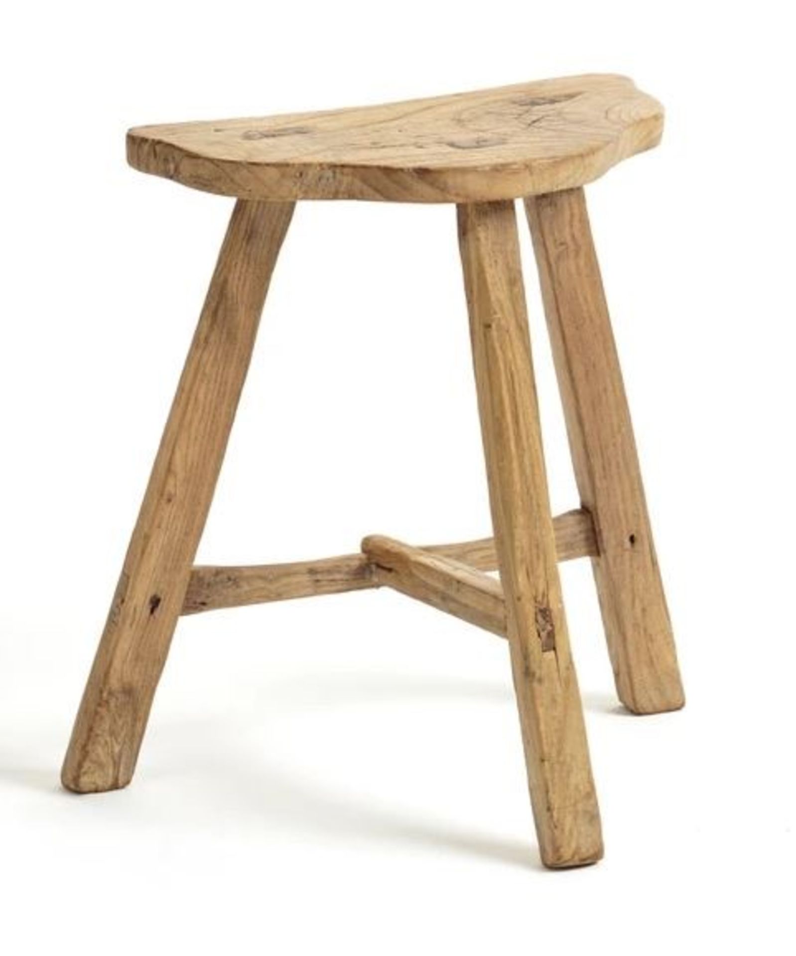 LA REDOUTE SUMIKO RECYCLED SOLID ELM STOOL