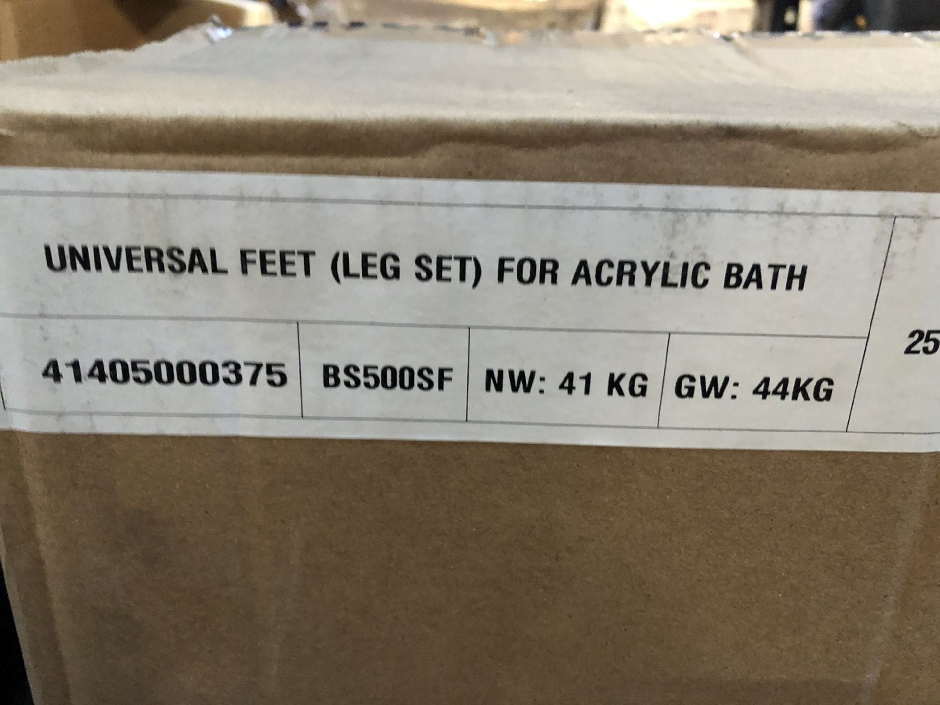 10 X UNIVERSAL FEET (LEG SET) FOR ACRYLIC "POOL" BATHS - Image 2 of 2