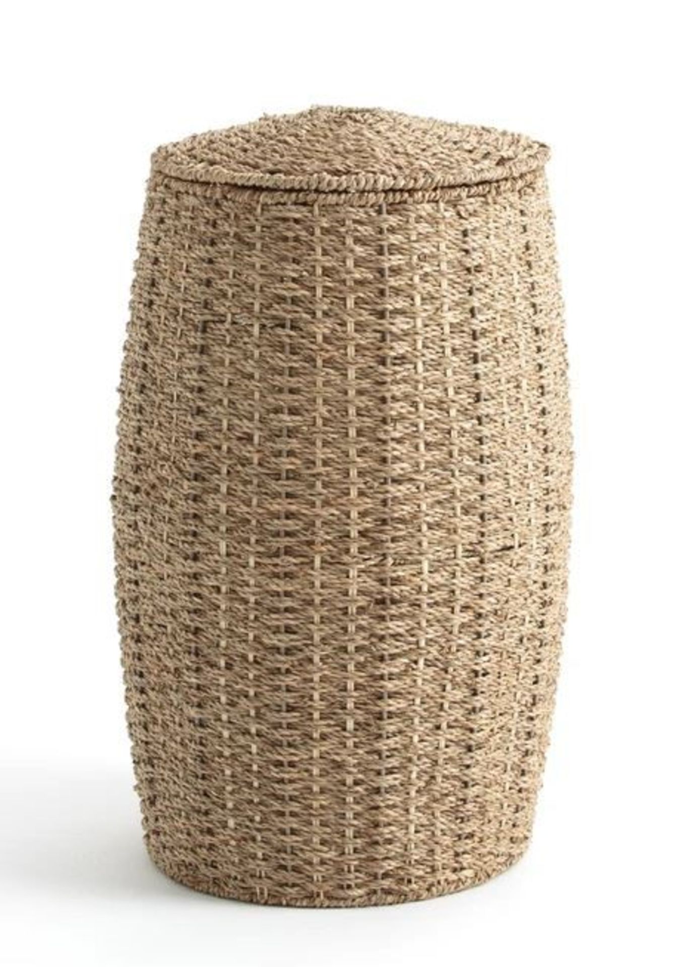 LA REDOUTE JUBO WOVEN SEAGRASS LAUNDRY BASKET