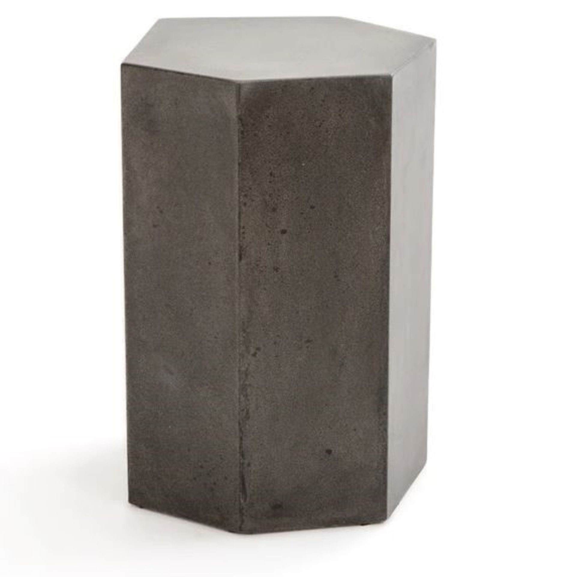 LA REDOUTE CONCRITE SIDE TABLE IN FIBRE CEMENT