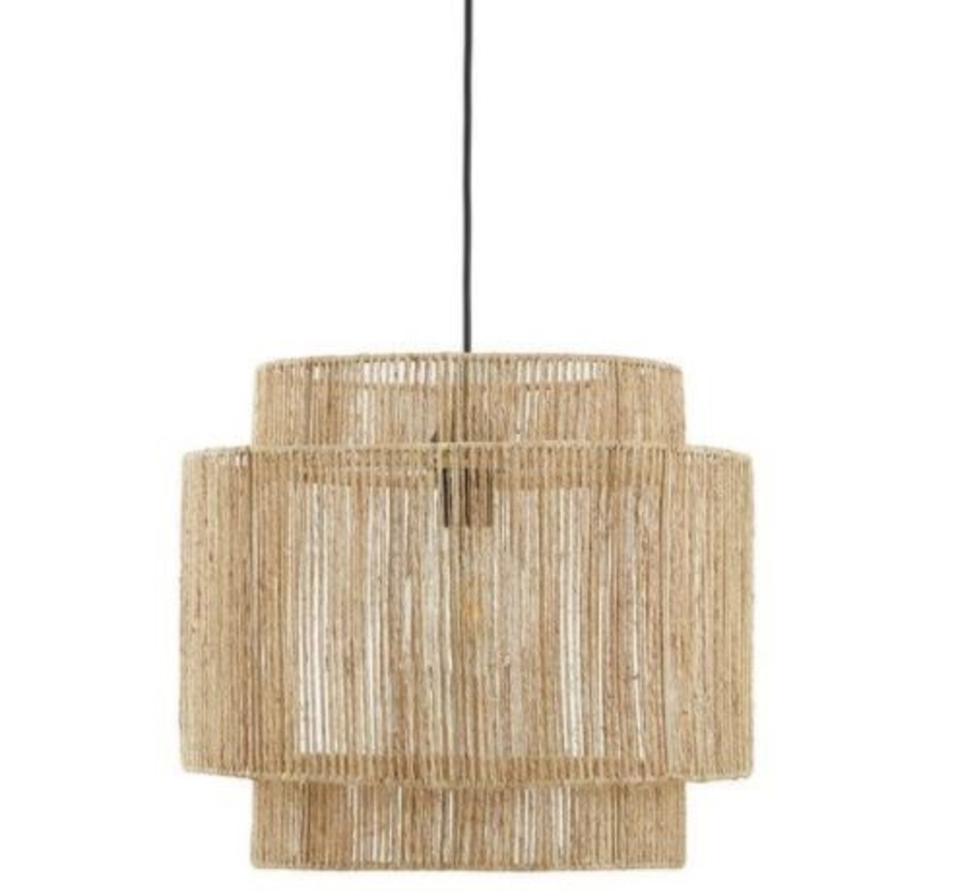 LA REDOUTE YAKU CEILING LAMPSHADE IN NATURAL HEMP