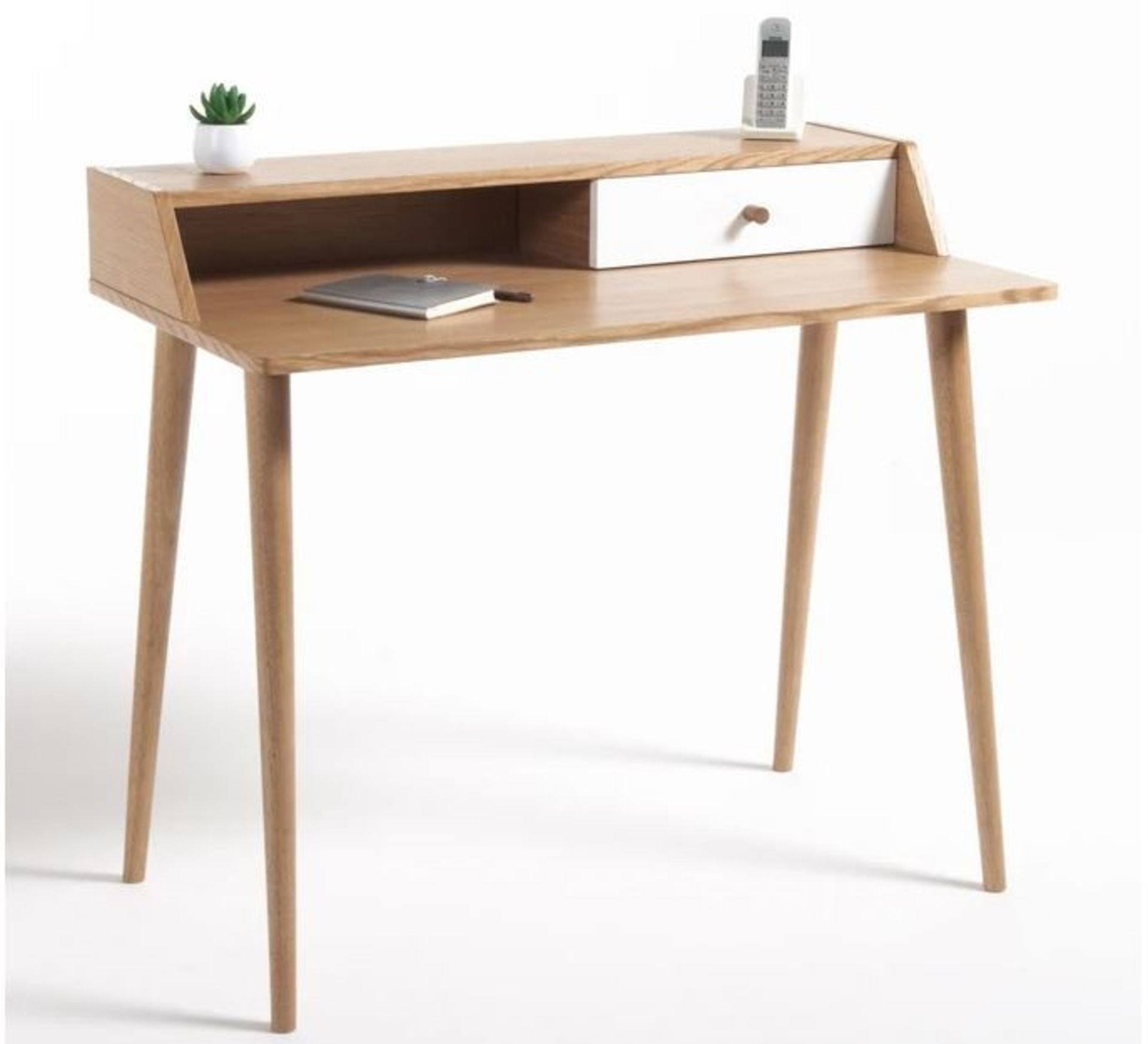 LA REDOUTE CLAIROY SCANDI-STYLE 1 DRAWER DESK