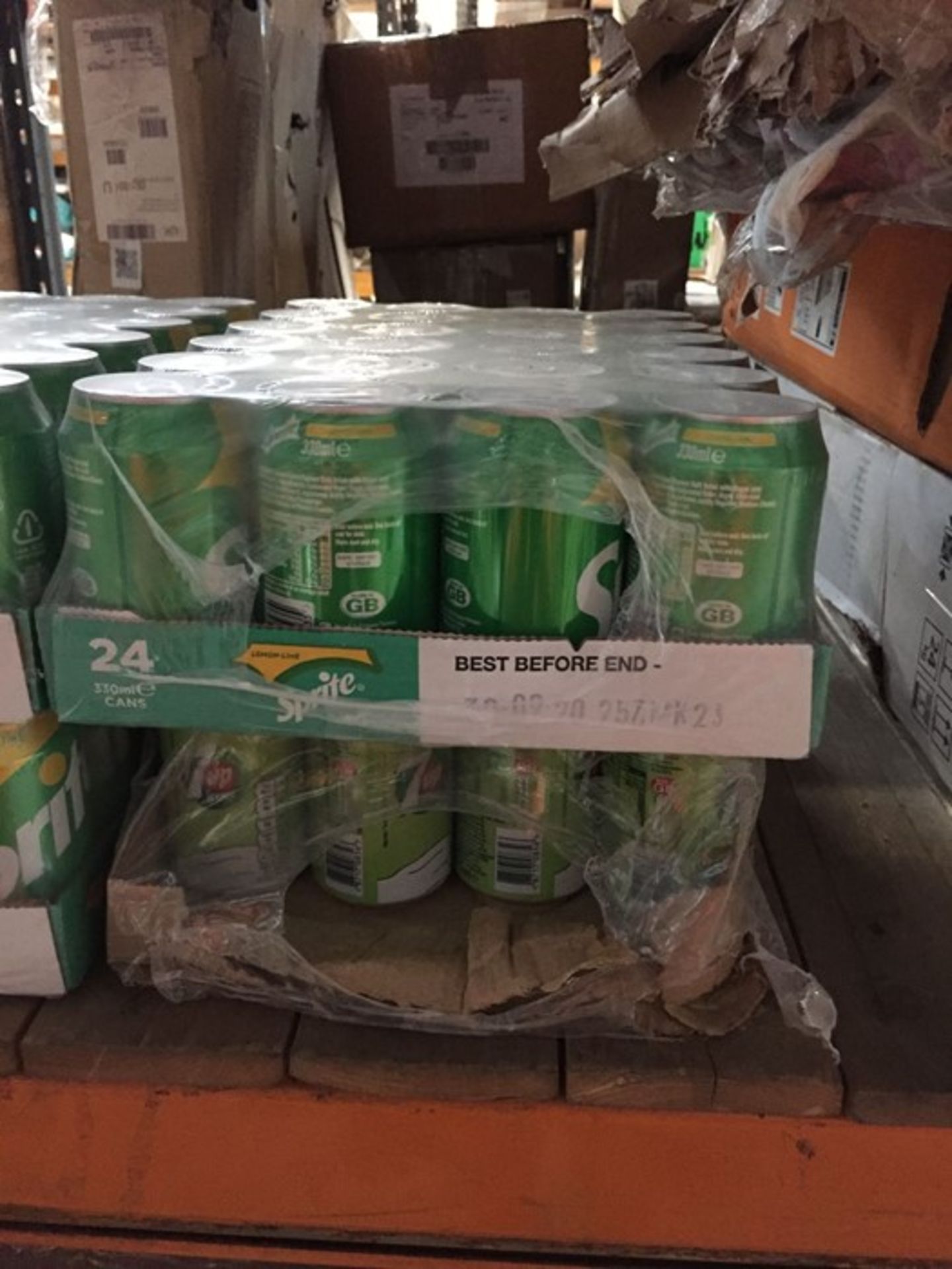 1 LOT TO CONTAIN 48 CANS OF SPRITE 330 ML - BB 30 SEP - 20 - BOXED