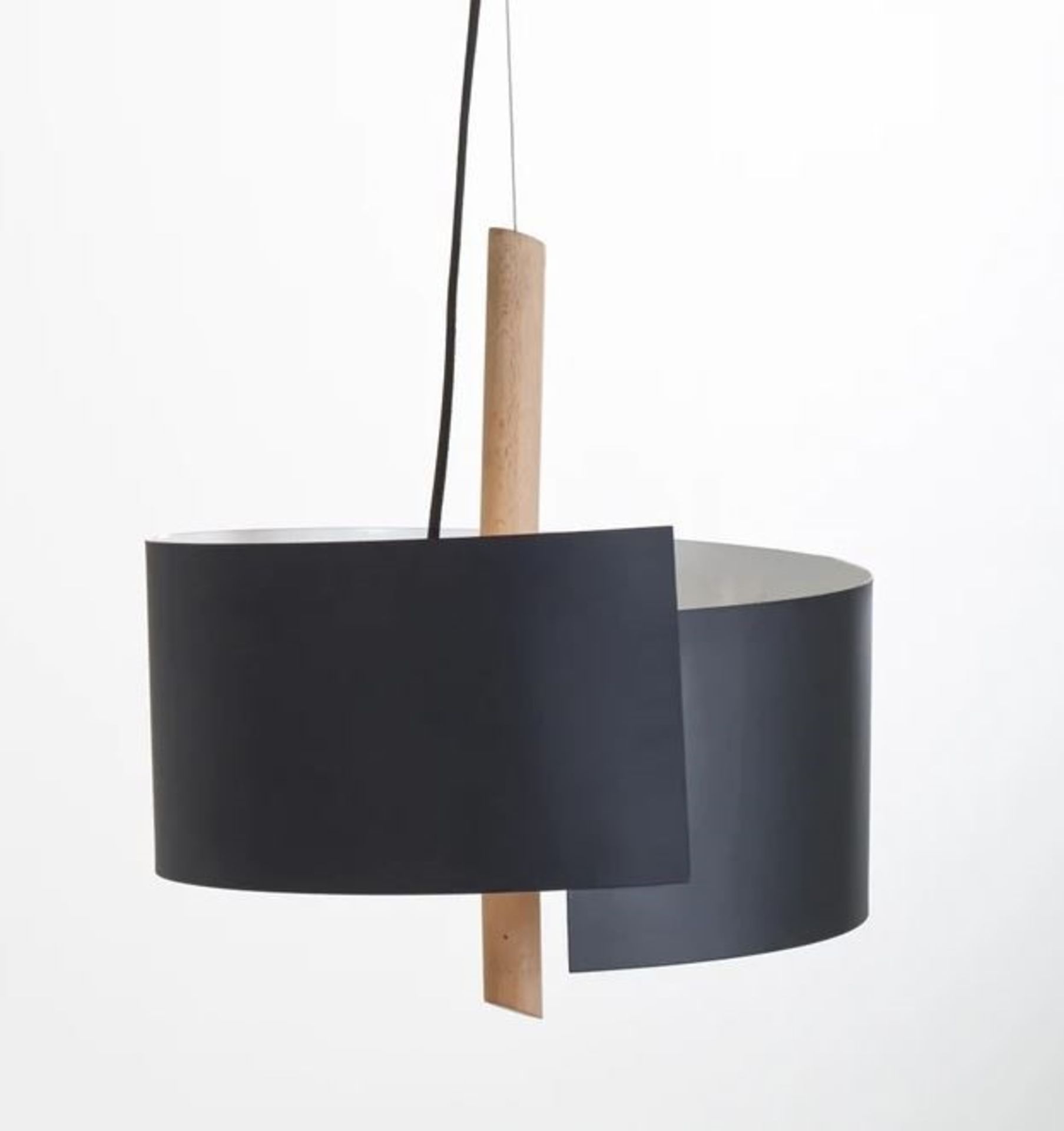 LA REDOUTE STOLICO CONTEMPORARY CEILING LIGHT IN WOOD & METAL