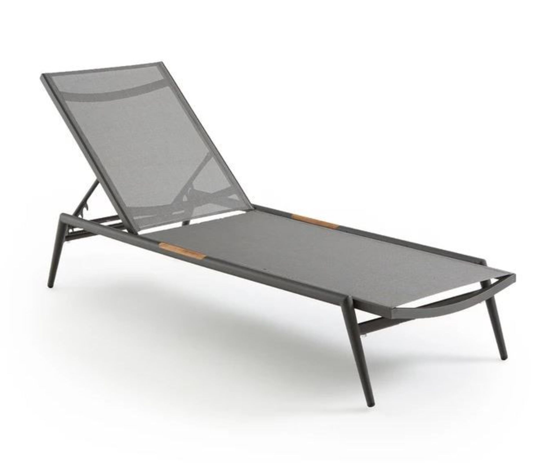 LA REDOUTE SLATONE ALUMINUM SUN LOUNGER