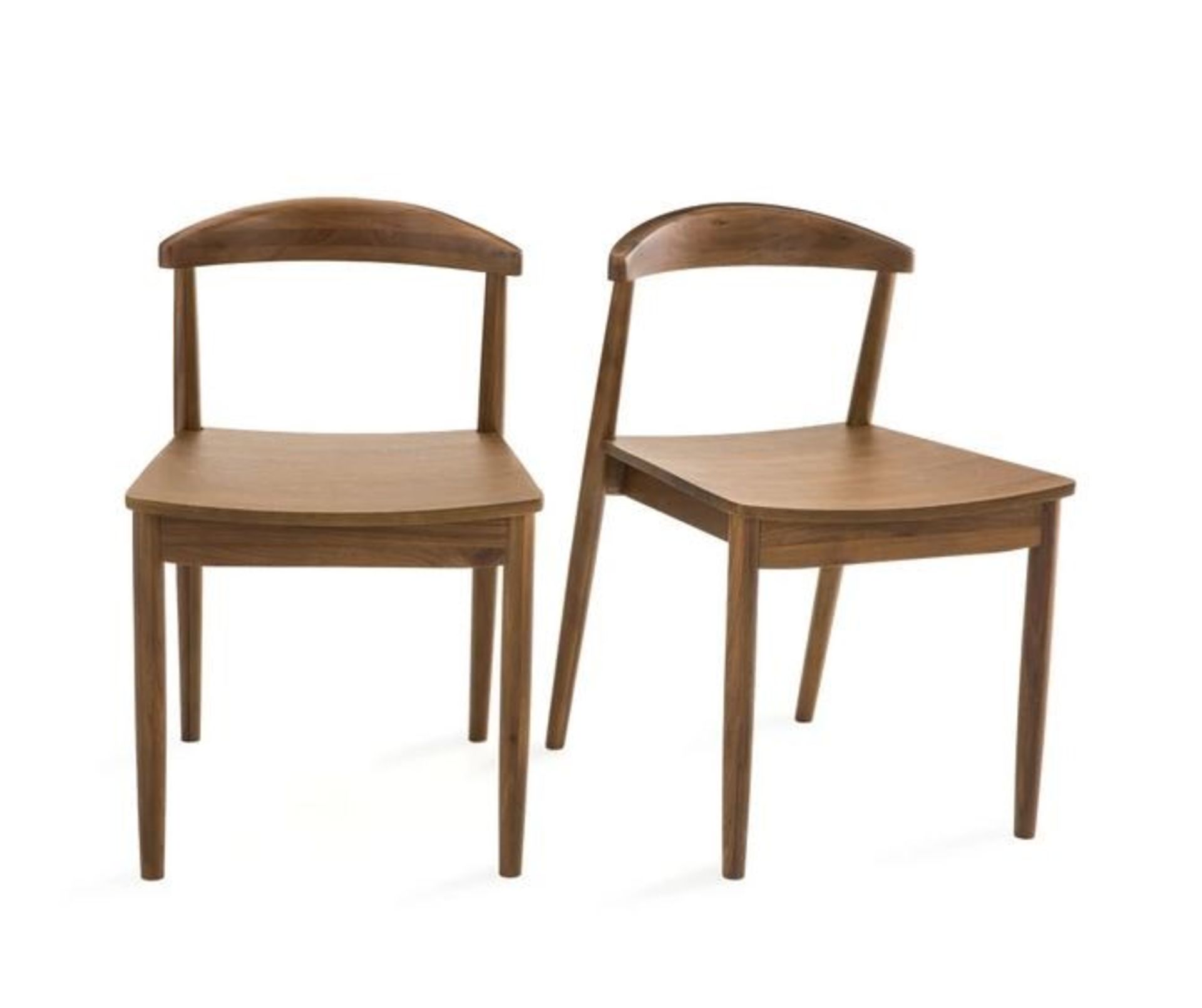LA REDOUTE GALB WOODEN CHAIRS (SET OF 2)