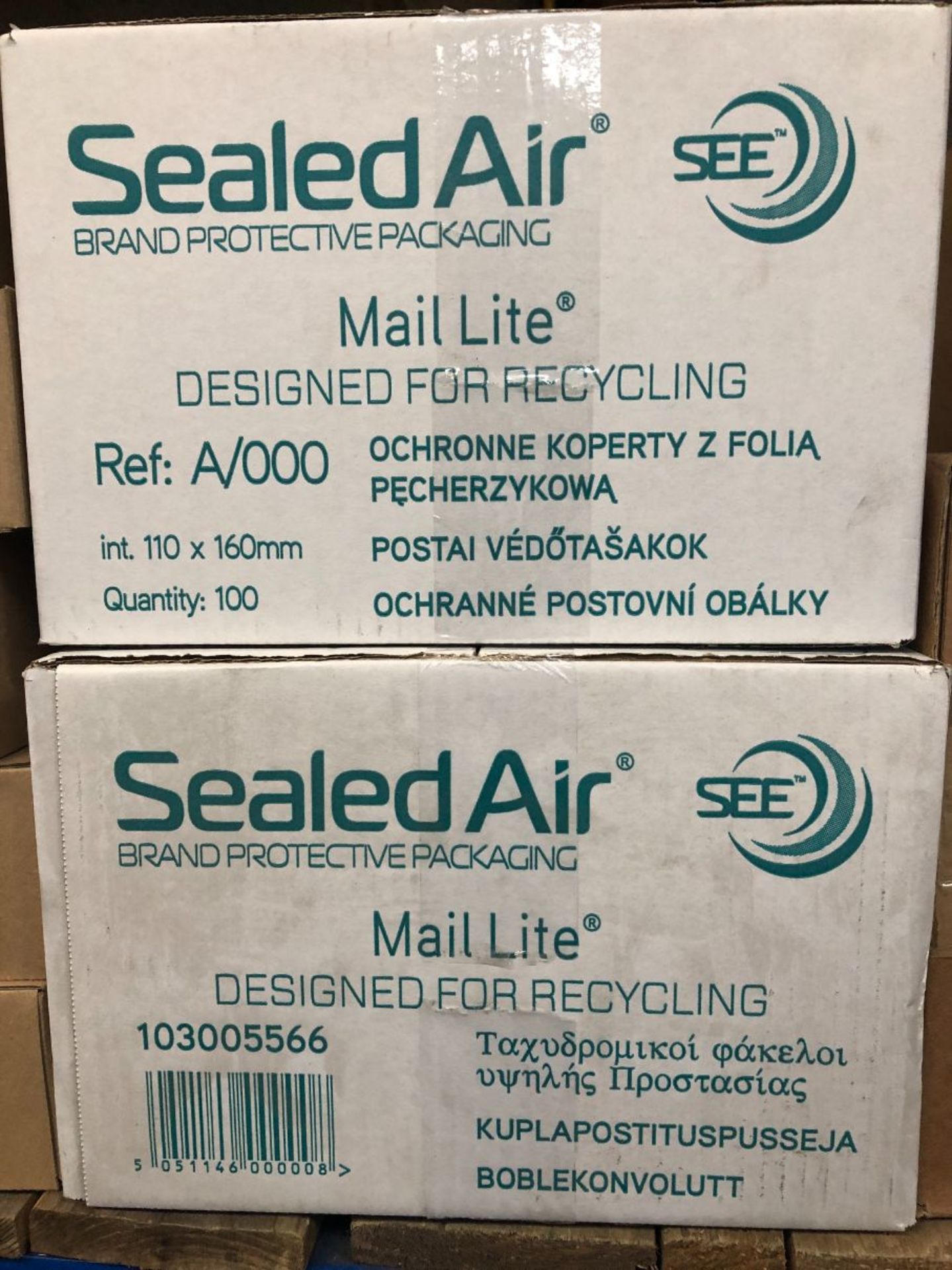 2 X BOXES OF SEALEDAIR PROTECTIVE MAIL BAGS