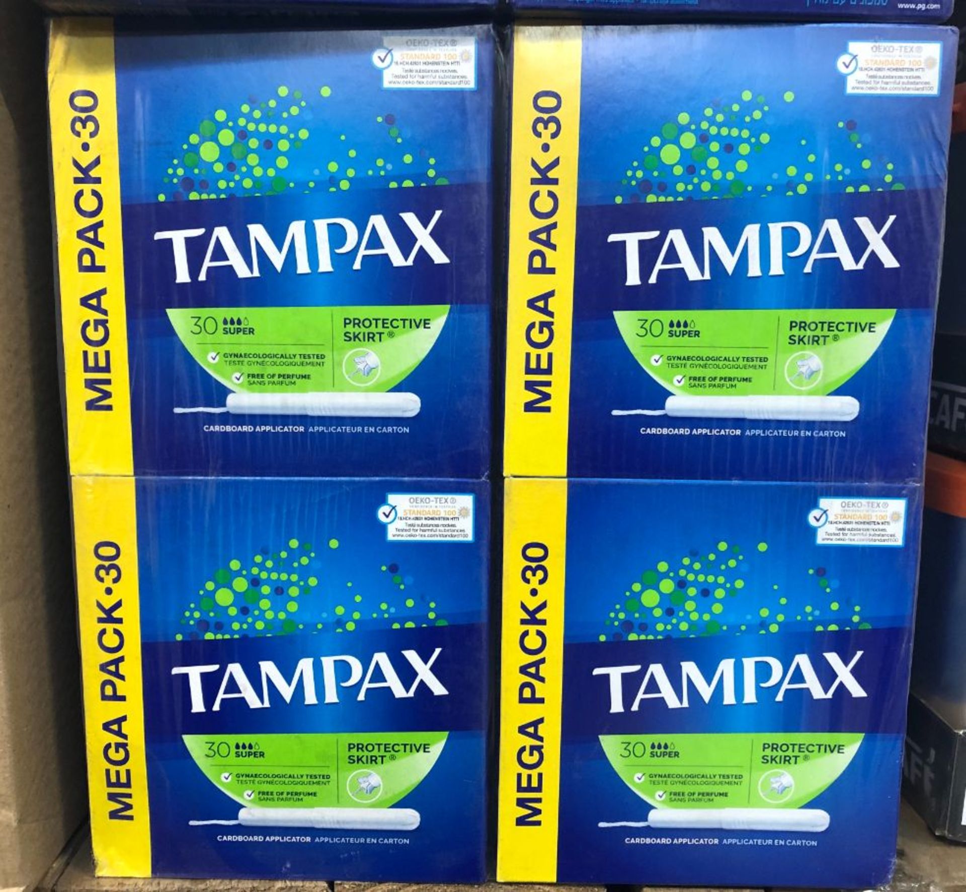 1 X 8 PACK OF TAMPAX SUPER 30