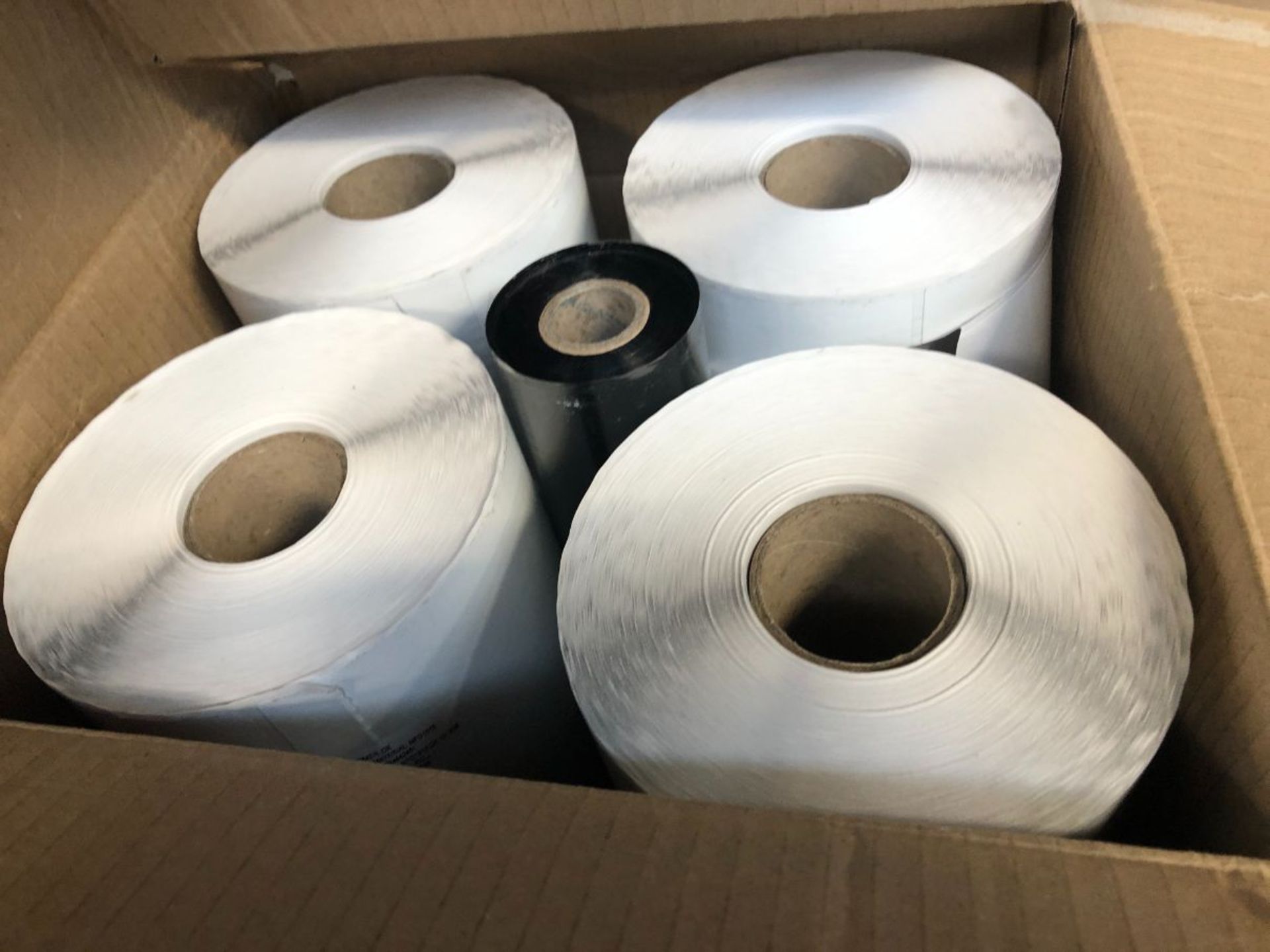 1 X BOX OF LARGE THERMAL STICKER ROLLS