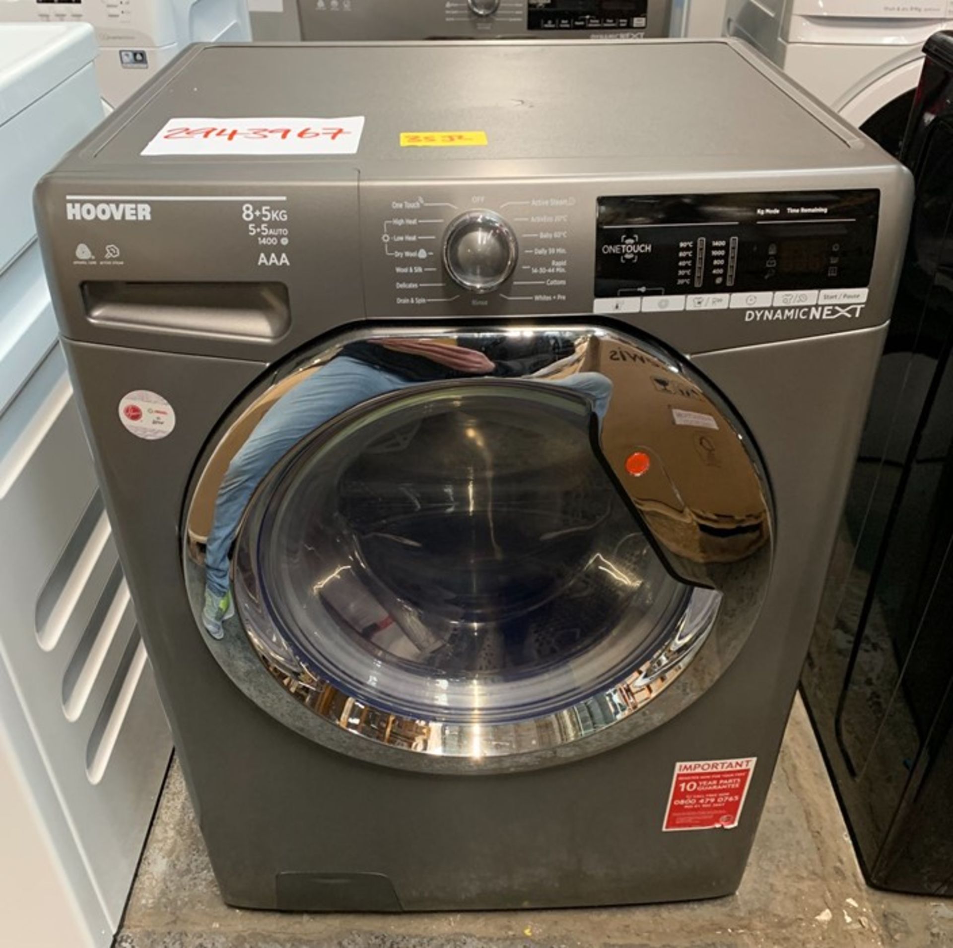 HOOVER WDXO A485CR WASHER DRYER