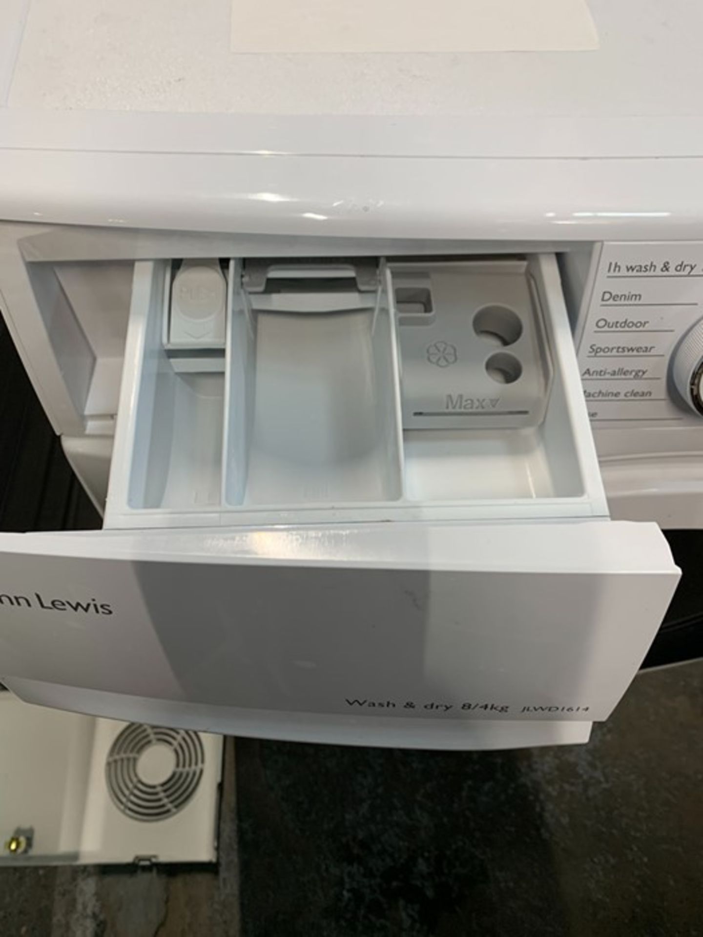 JOHN LEWIS JLWD1614 WASHER DRYER - Image 2 of 3