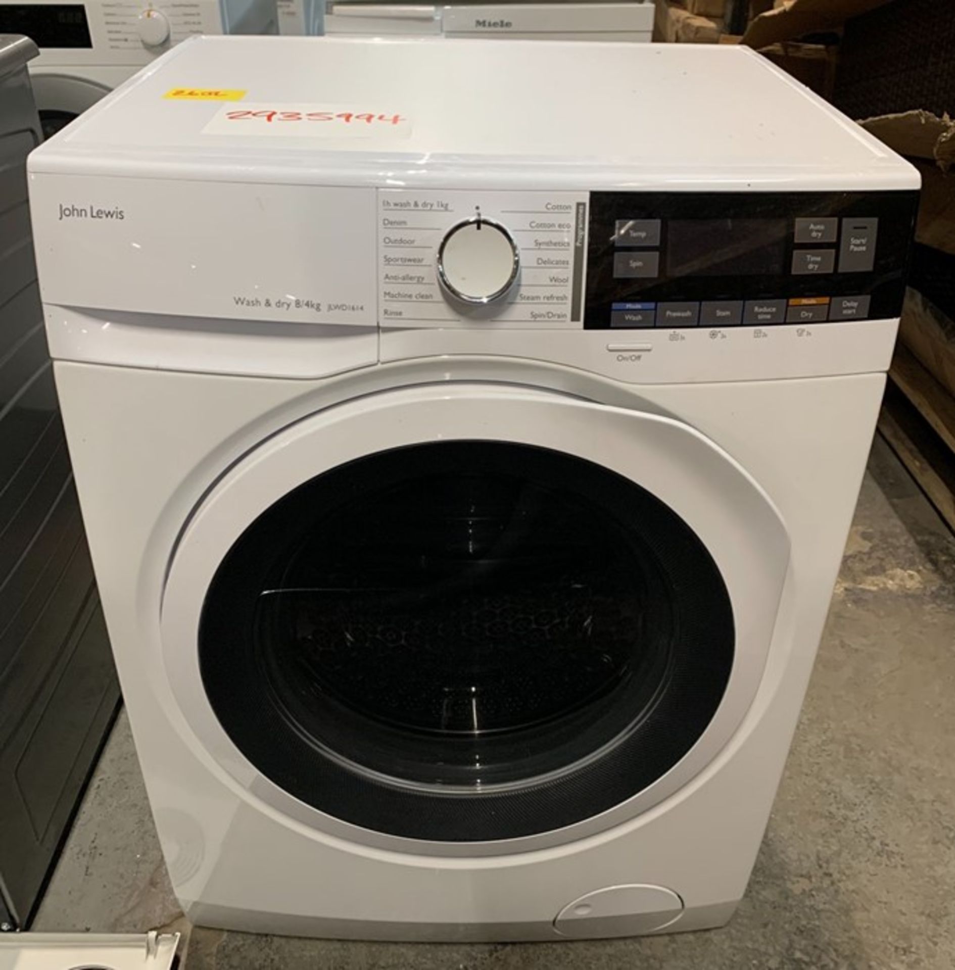 JOHN LEWIS JLWD1614 WASHER DRYER