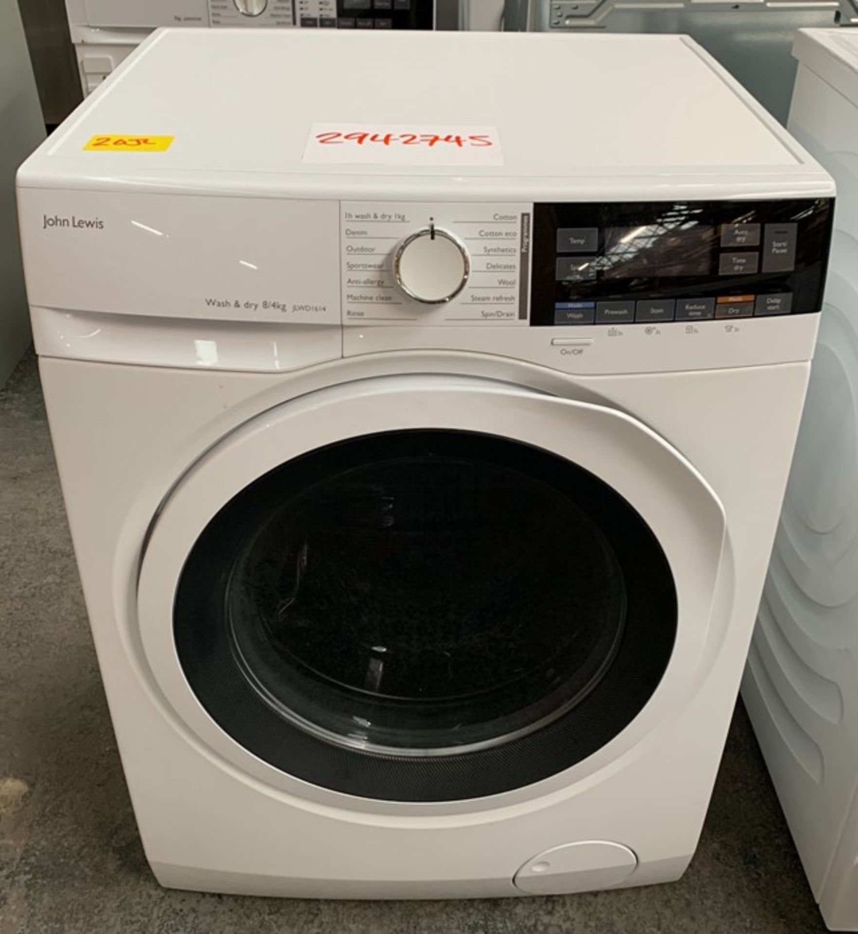 JOHN LEWIS JLWD1614 WASHER DRYER