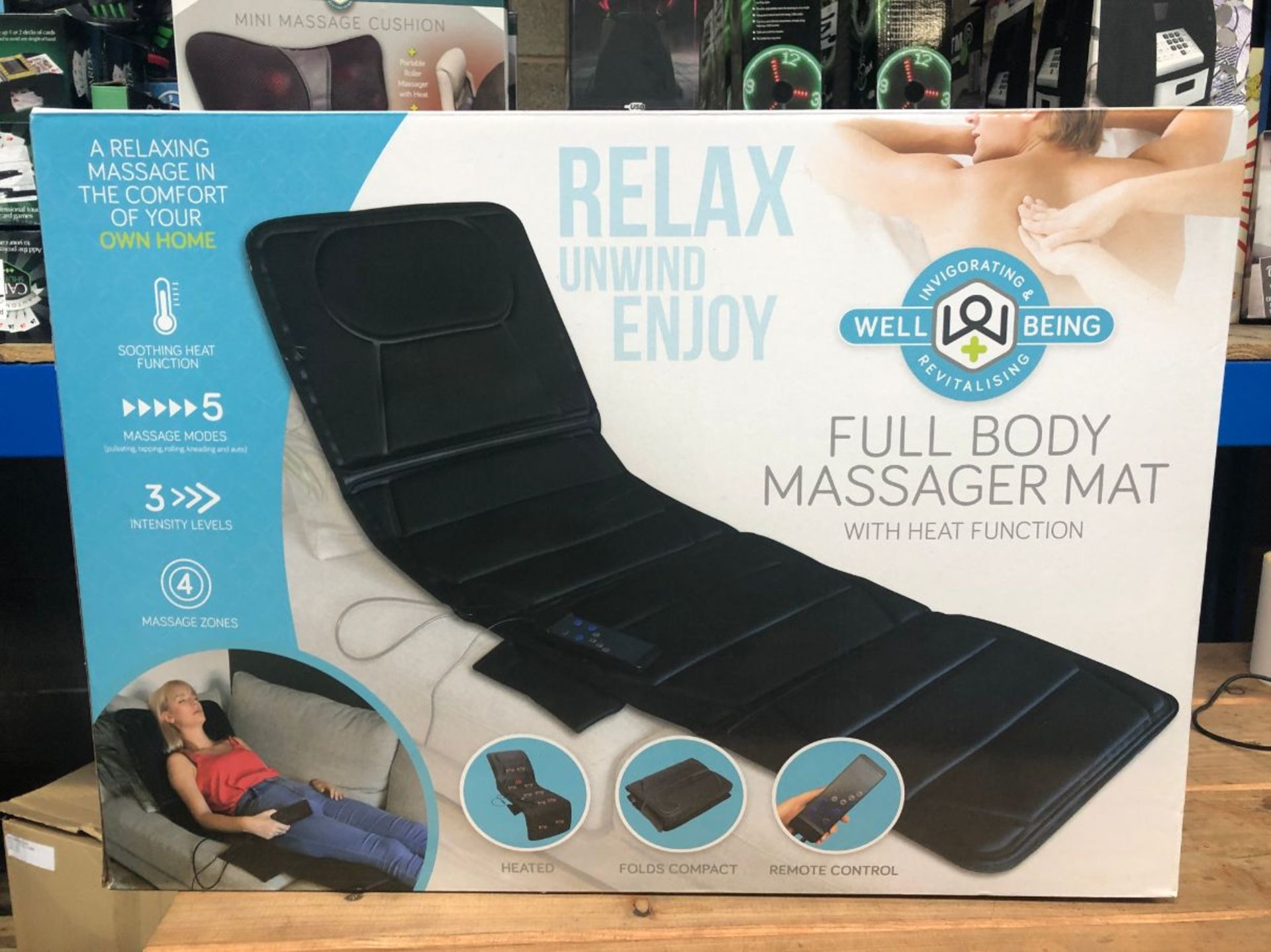 1 X FULL BODY MASSAGER MAT / RRP £59.00 / UNTESTED CUSTOMER RETURN