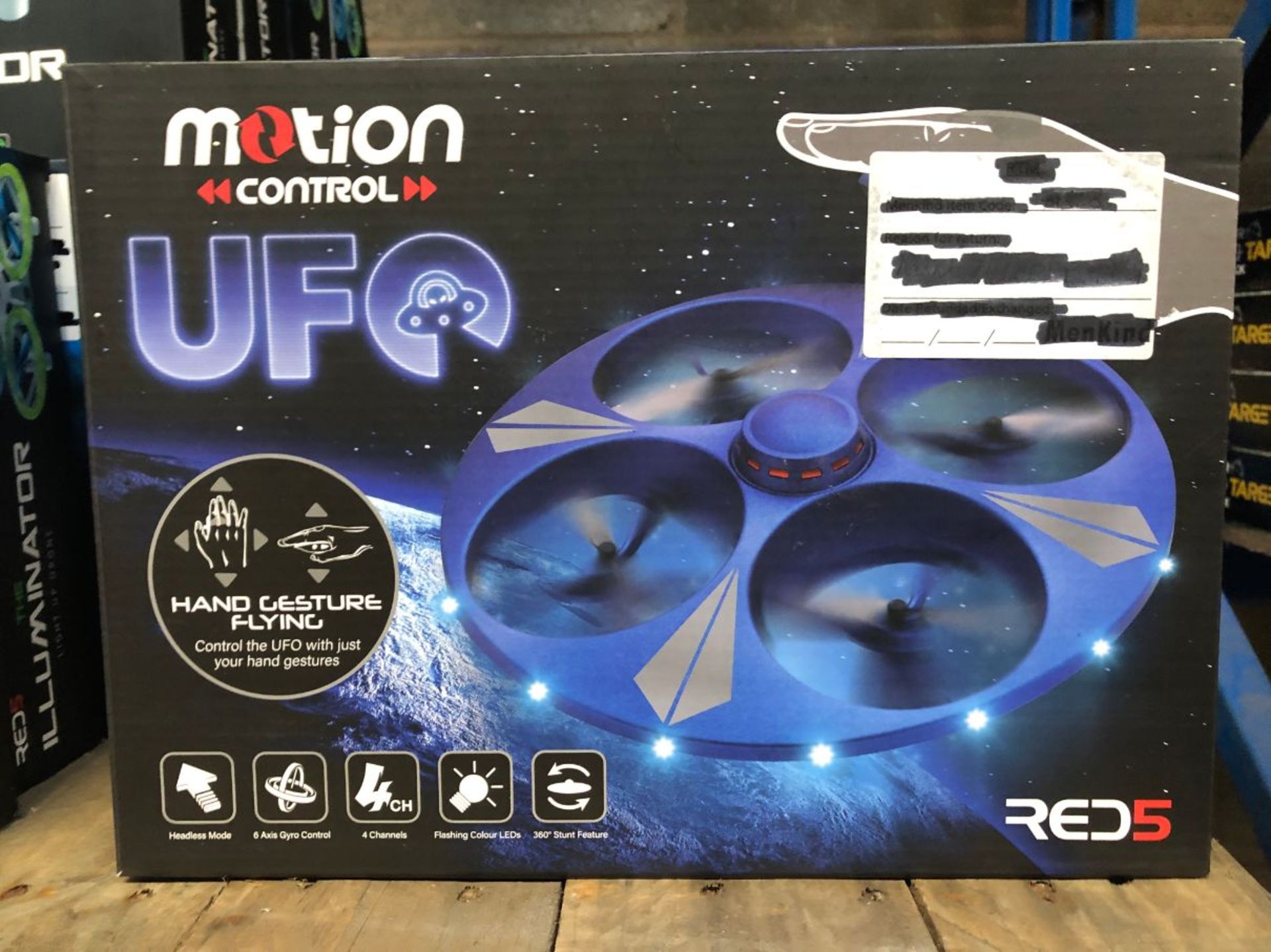 2 X MOTION CONTROL UFO / COMBINED RRP £60.00 / UNTESTED CUSTOMER RETURNS