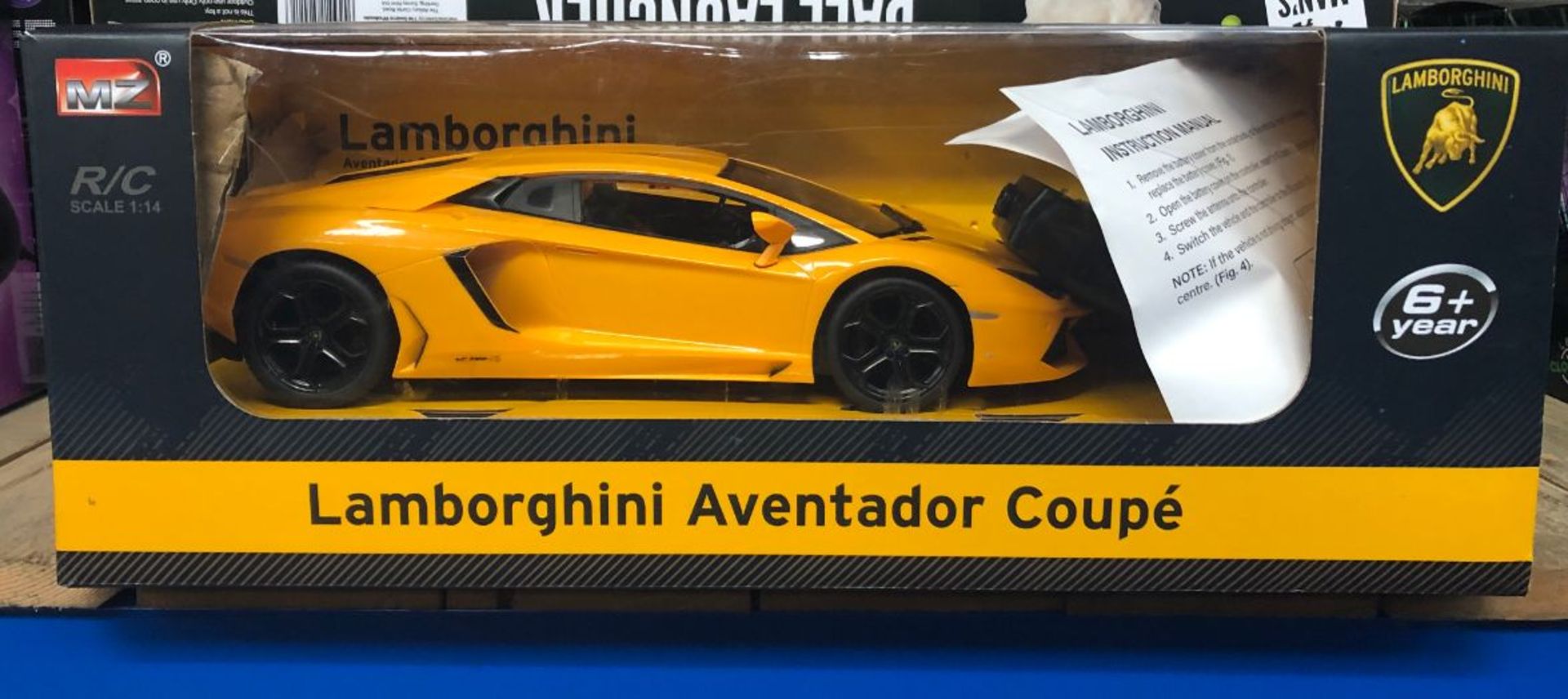 4 X RC LAMBORGHINI AVENTADOR COUPE'S / COMBINED RRP £120.00 / UNTESTED CUSTOMER RETURNS