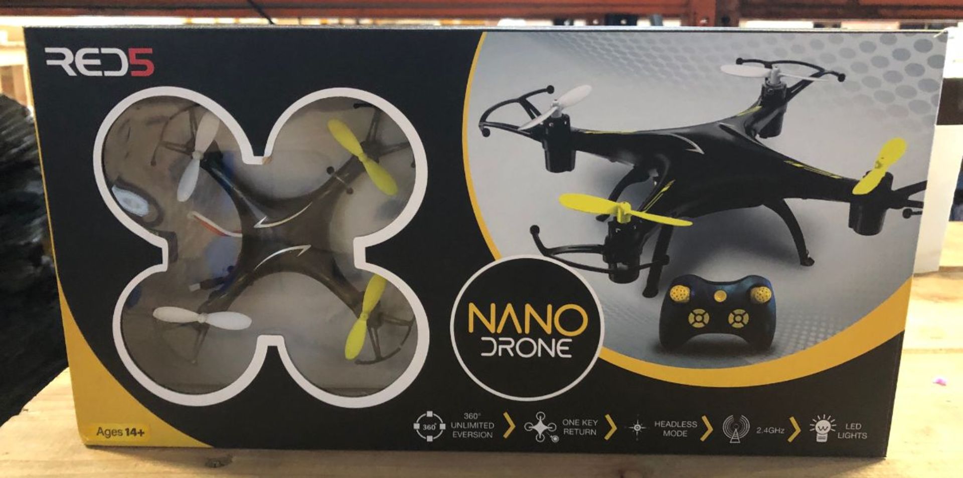 12 X NANO DRONES - COLOURS VARY / COMBINED RRP £180.00 / UNTESTED CUSTOMER RETURNS