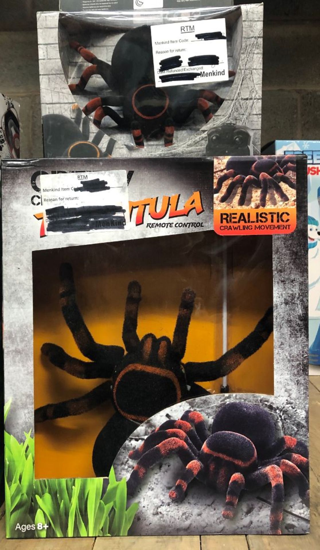 20 X REMOTE CONTROL WALL CLIMBING TARANTULAS / COMBINED RRP £510.00 / UNTESTED CUSTOMER RETURNS