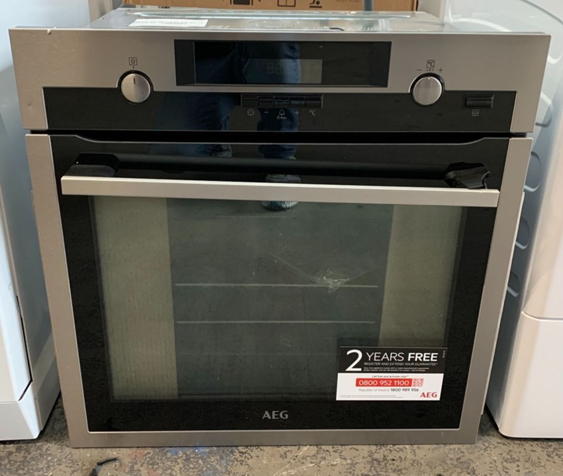 AEG BPS551020M BUILT-IN MULTI SINGLE OVEN - STAINLESS STEEL