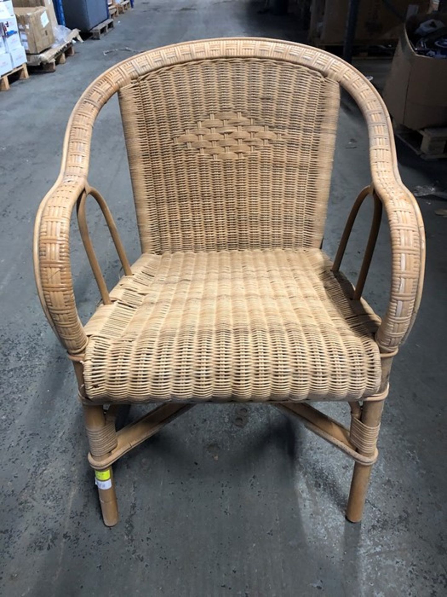 LA REDOUTE MARCEL GARDEN CHAIR WITH RATTAN CORE