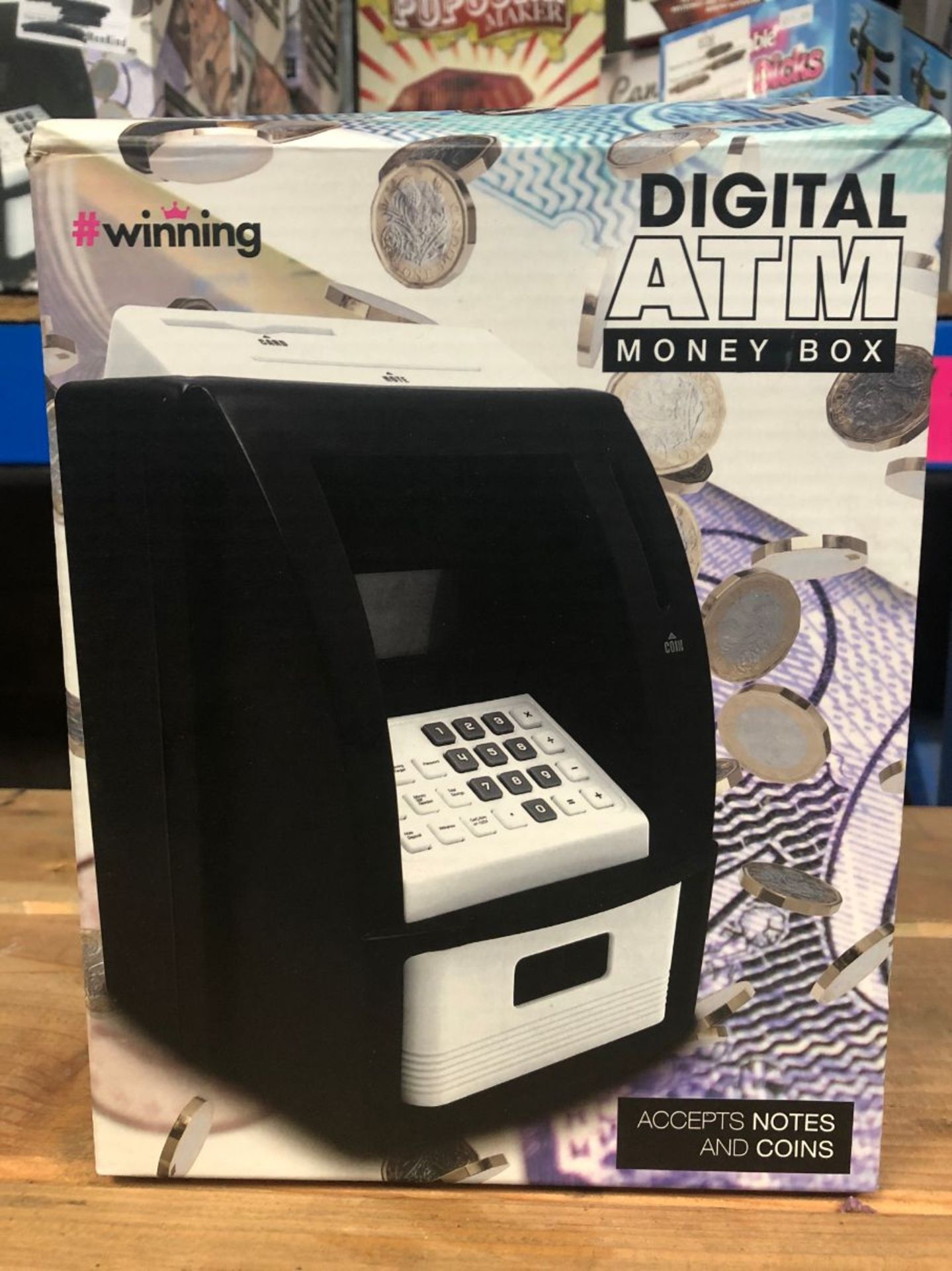 10 X DIGITAL ATM MONEY BOXES / COMBINED RRP £200.00 / UNTESTED CUSTOMER RETURN