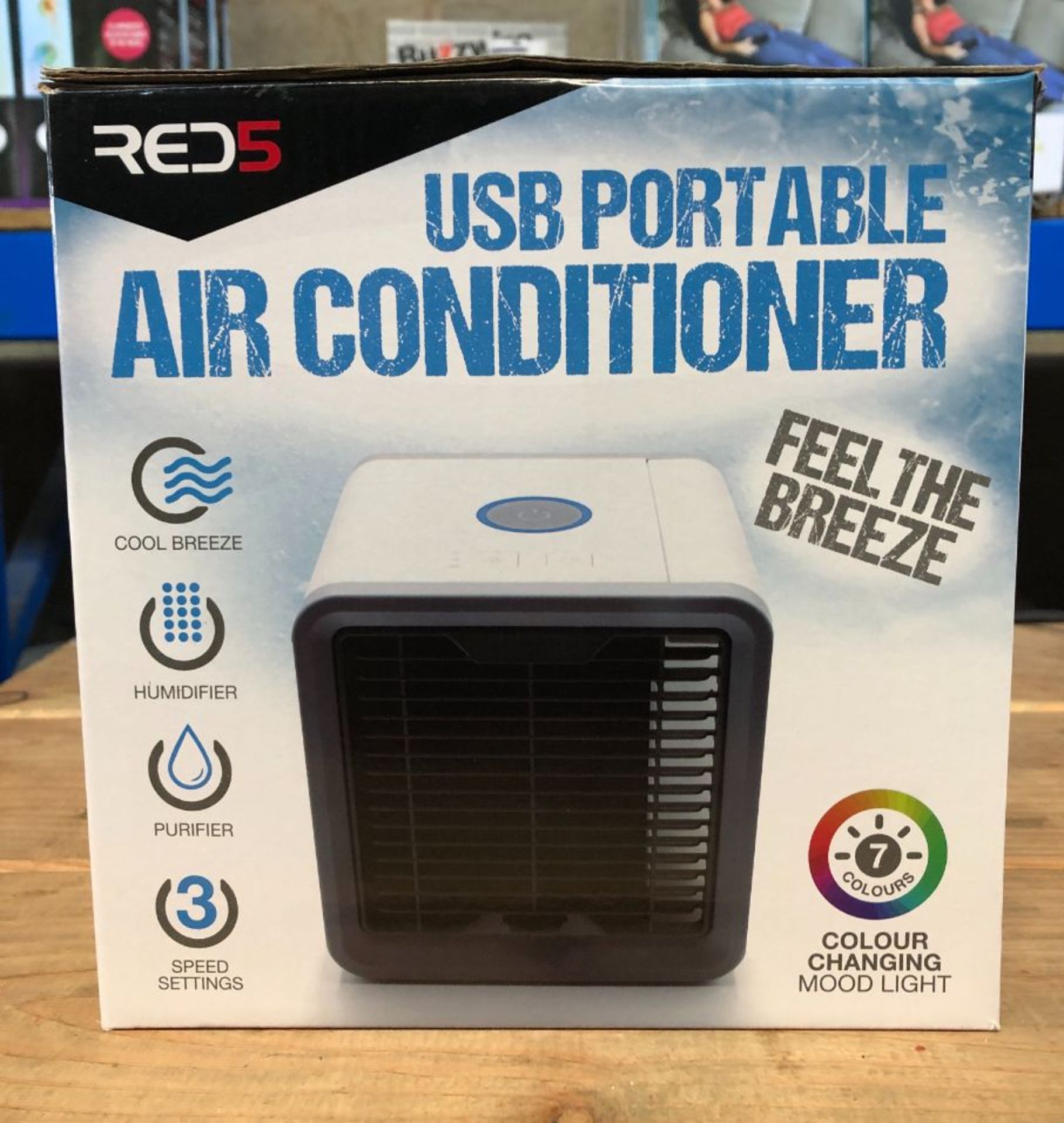 1 X USB PORTABLE AIR CONDITIONER / RRP £20.00 / UNTESTED CUSTOMER RETURN