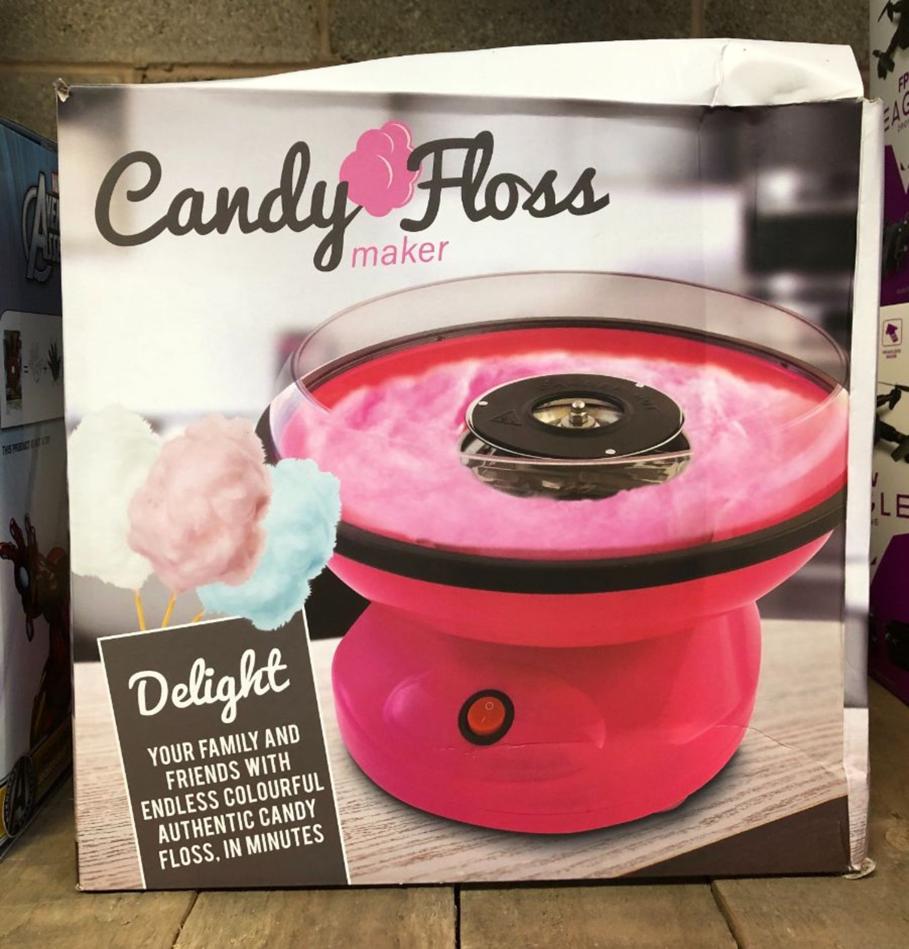 1 X CANDY FLOSS MACHINE / RRP £30.00 / UNTESTED CUSTOMER RETURN