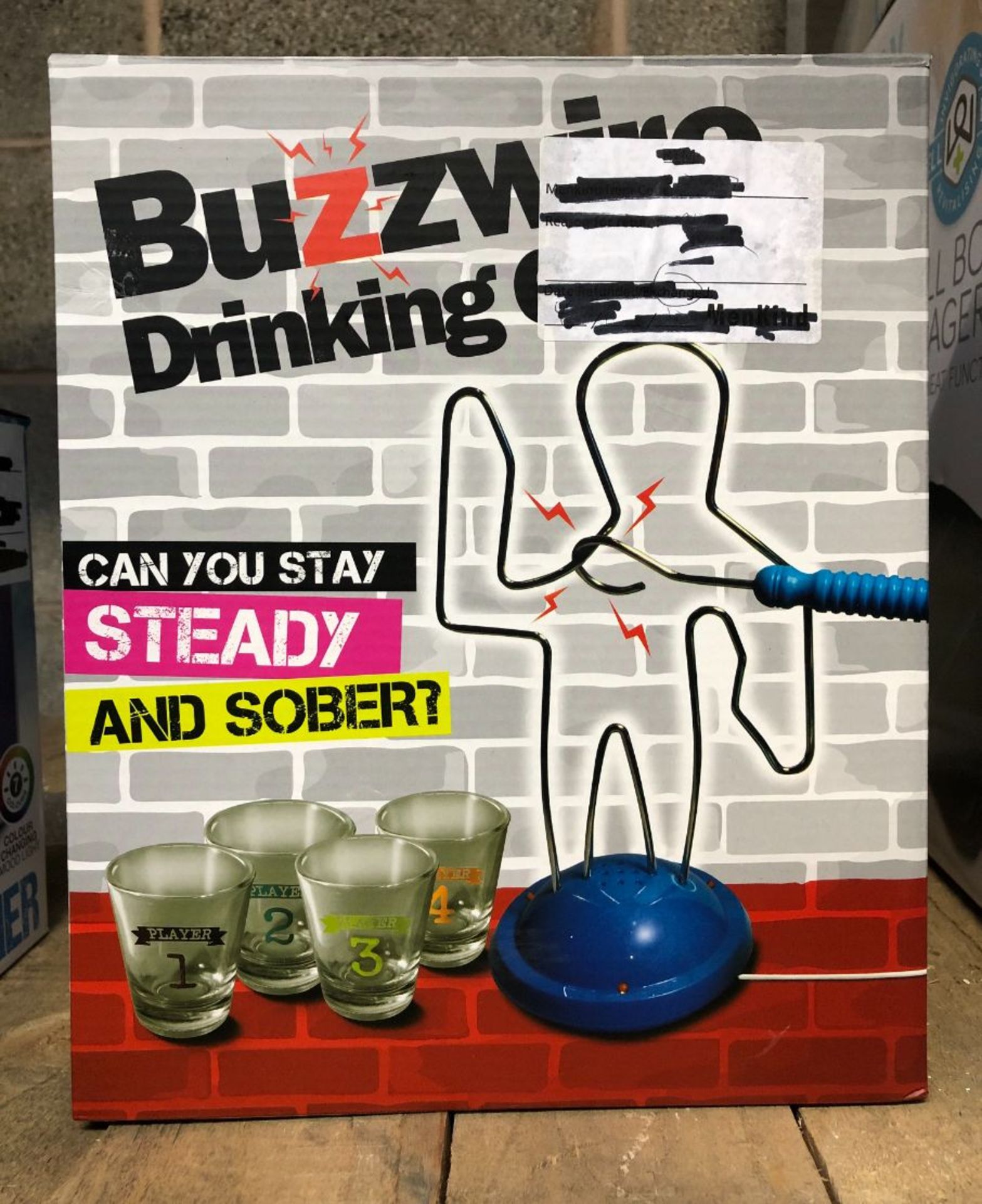 1 X BUZZWIRE DRINKING GAME / RRP £10.00 / UNTESTED CUSTOMER RETURN